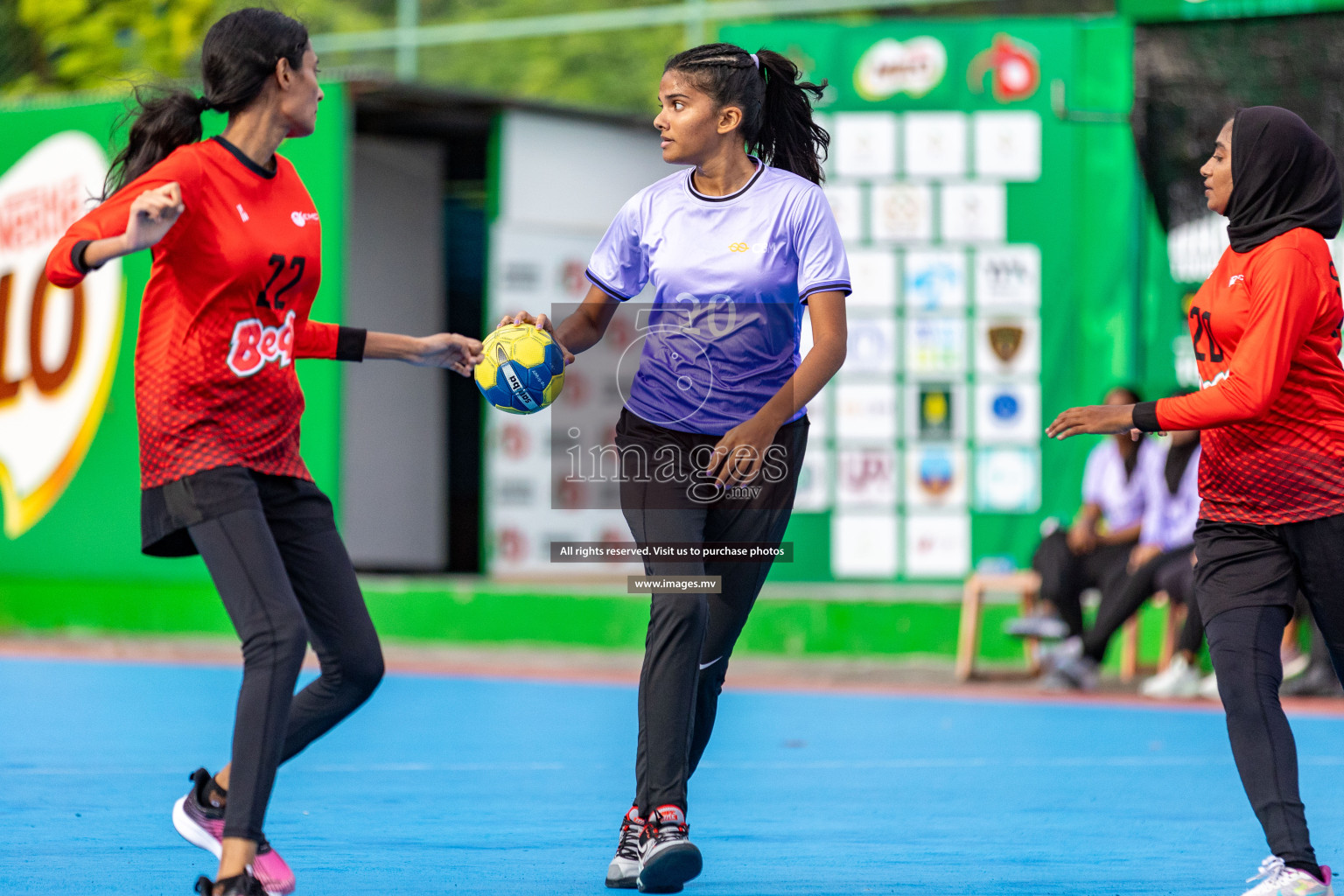 Day 4 of 7th Inter-Office/Company Handball Tournament 2023, held in Handball ground, Male', Maldives on Monday, 18th September 2023 Photos: Nausham Waheed/ Images.mv