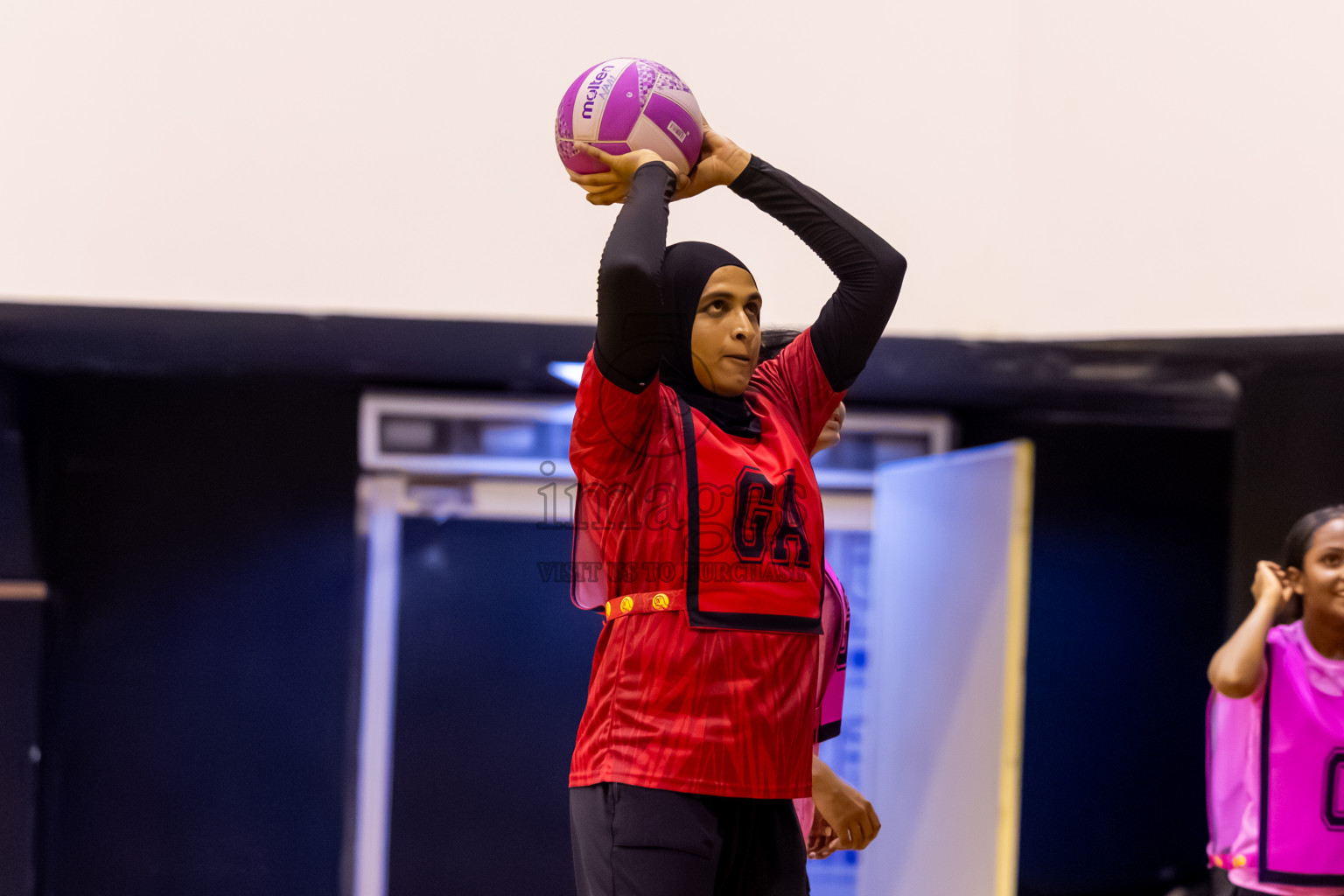 C Matrix vs Xenith SC in Day 7 of 24th Milo Netball Association Championship was held in Social Center at Male', Maldives on Sunday, 7th September 2025. Photos: Nausham Waheed / images.mv