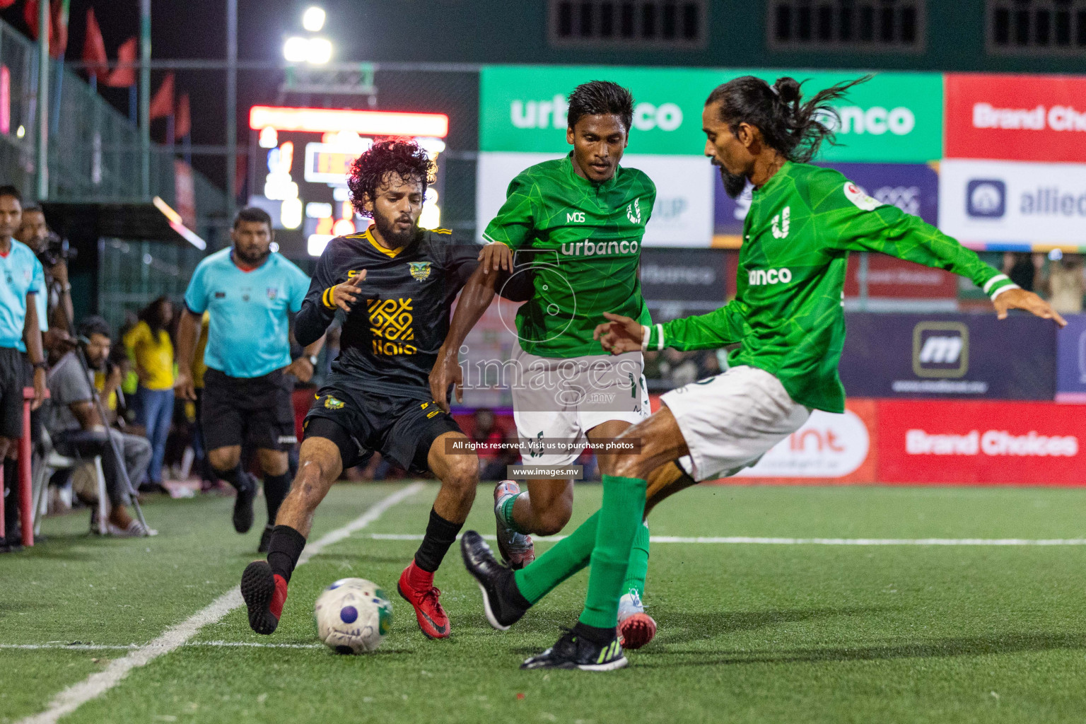 URBANCO vs WAMCO in Quarter Final of Club Maldives Cup 2023 held in Hulhumale, Maldives, on Saturday, 12th August 2023 Photos: Nausham Waheed / images.mv