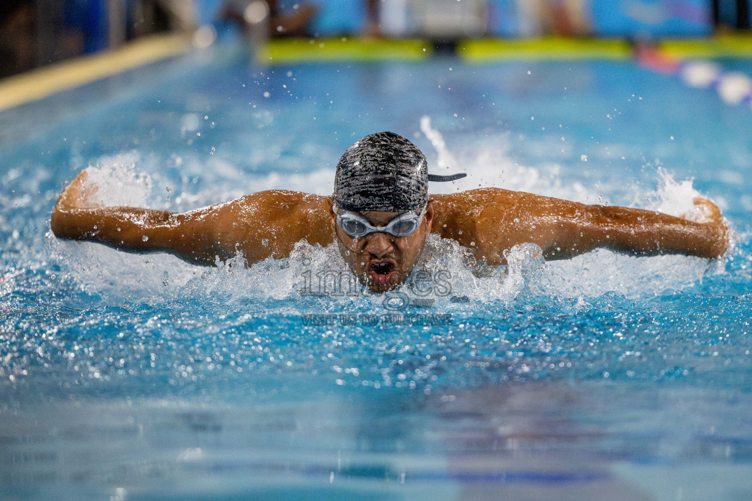 Day 4 of National Swimming Competition 2024 held in Hulhumale', Maldives on Monday, 16th December 2024. 
Photos: Hassan Simah / images.mv