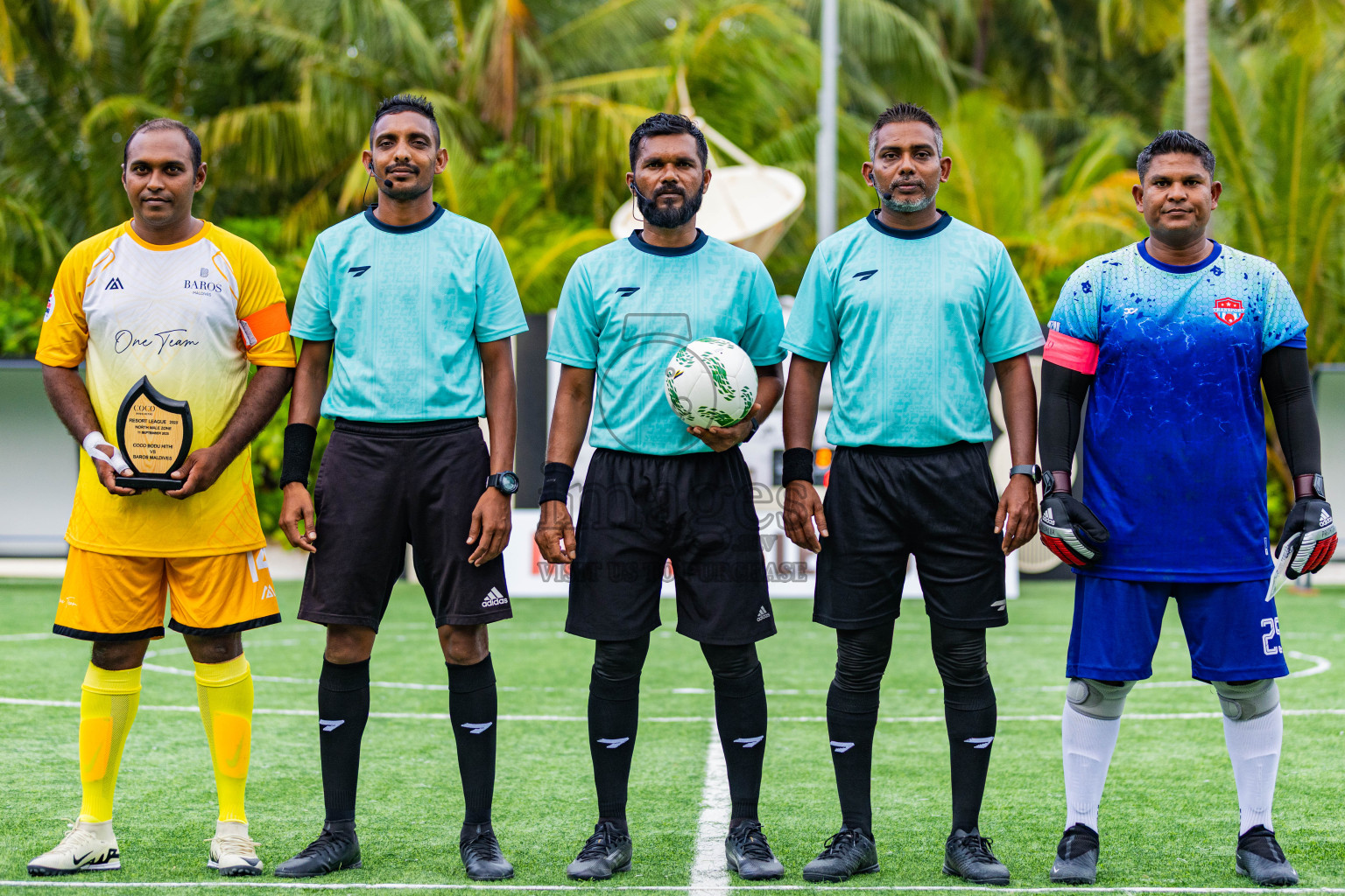 COCO Bodu Hithi vs Baros in Resort League 2025 (North Male Zone) day 9 was held on Thursday, 11th September 2025 in One And Only Reethi Rah Maldives Resort, Photos: Areef Adam / images.mv
