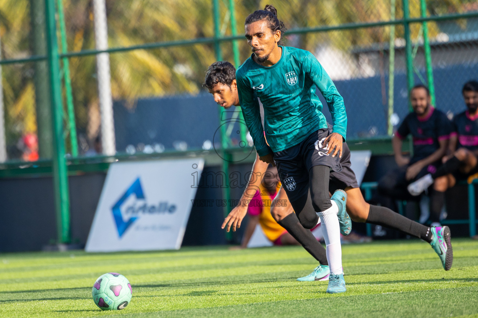 JJ Sports Club vs Green Lakers in Day 9 of BG Futsal Challenge 2024 was held on Wednesday, 20th March 2024, in Male', Maldives
Photos: Ismail Thoriq / images.mv