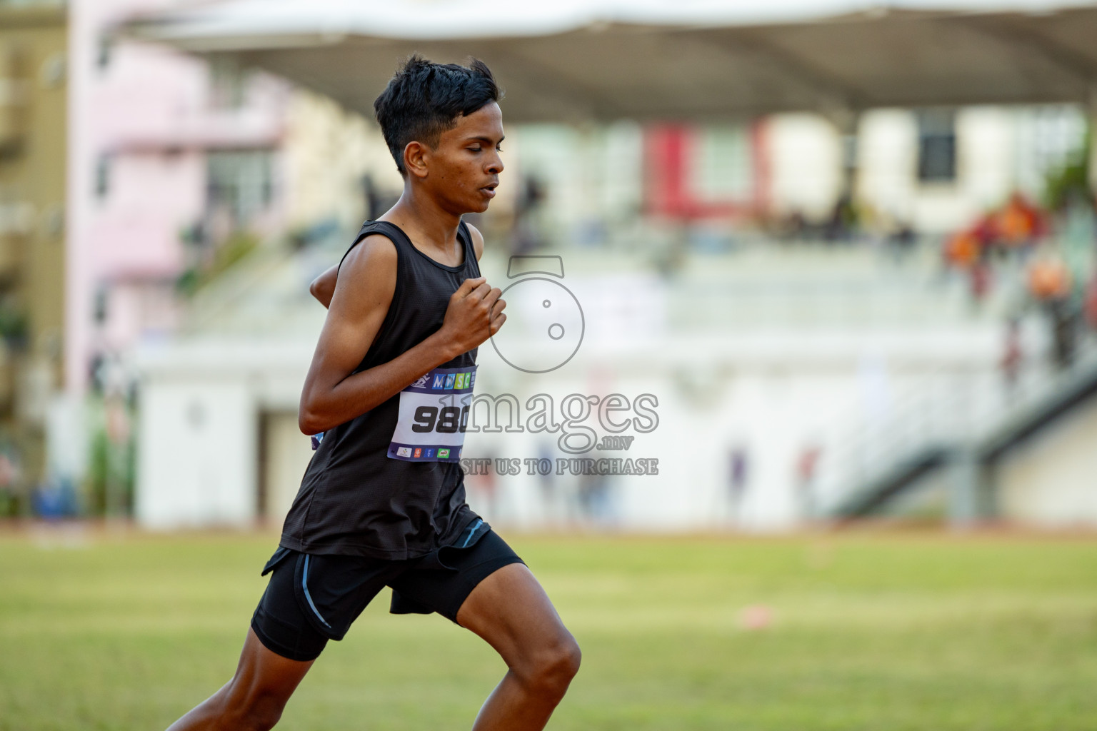 Day 2 of MWSC Interschool Athletics Championships 2024 held in Hulhumale Running Track, Hulhumale, Maldives on Sunday, 10th November 2024. 
Photos by: Hassan Simah / Images.mv