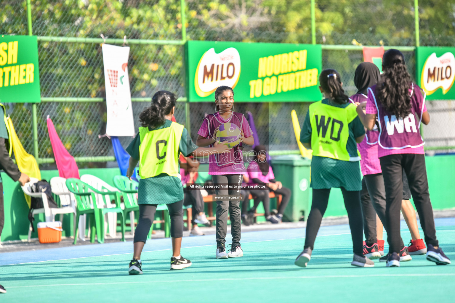 Day 7 of Junior Netball Championship 2022 on 11th March 2022 held in Male', Maldives. Photos by Nausham Waheed