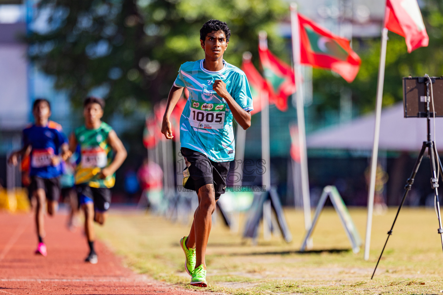 Day 2 of Inter-school Athletics Championship 2025 held in Ekuveni Synthetic Track, Male', Maldives on Tuesday, 07th October 2025. Photos by: Areef Adam / Images.mv