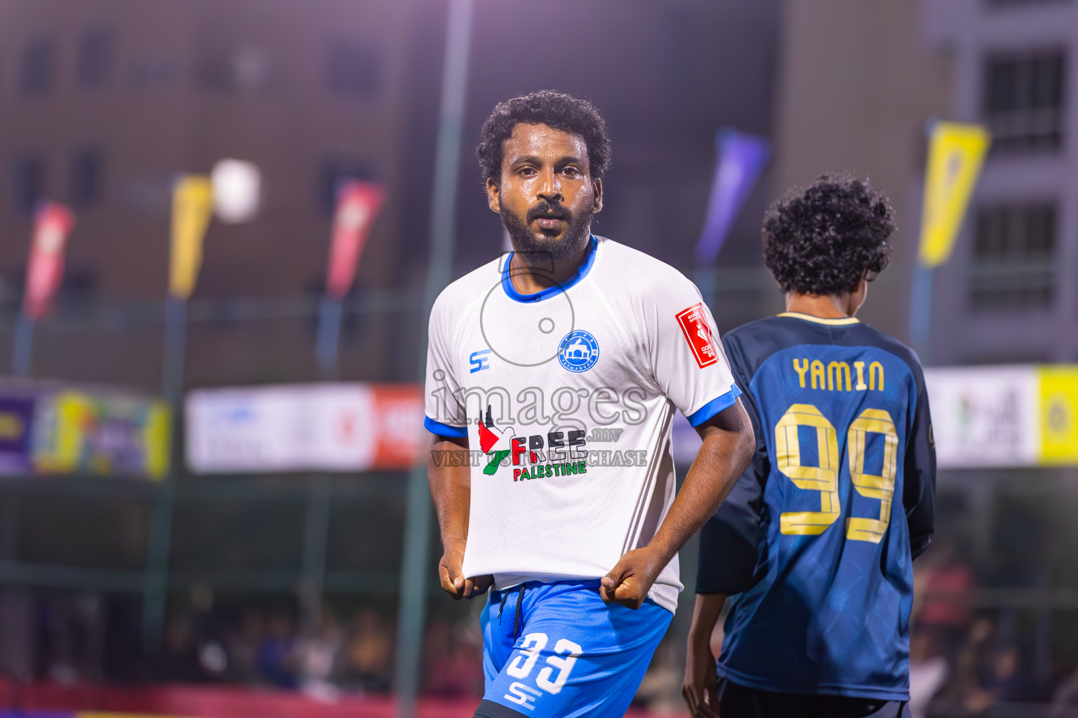 Th Guraidhoo vs Th Veymandoo in Day 15 of Golden Futsal Challenge 2024 was held on Monday, 29th January 2024, in Hulhumale', Maldives
Photos: Ismail Thoriq / images.mv