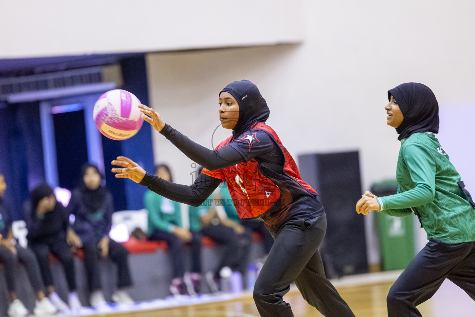 Day 13 of 26th Inter-School Netball Tournament 2025 was held in Social Center Indoor Hall on Saturday, 1st November 2025. Photos: Ismail Thoriq / images.mv