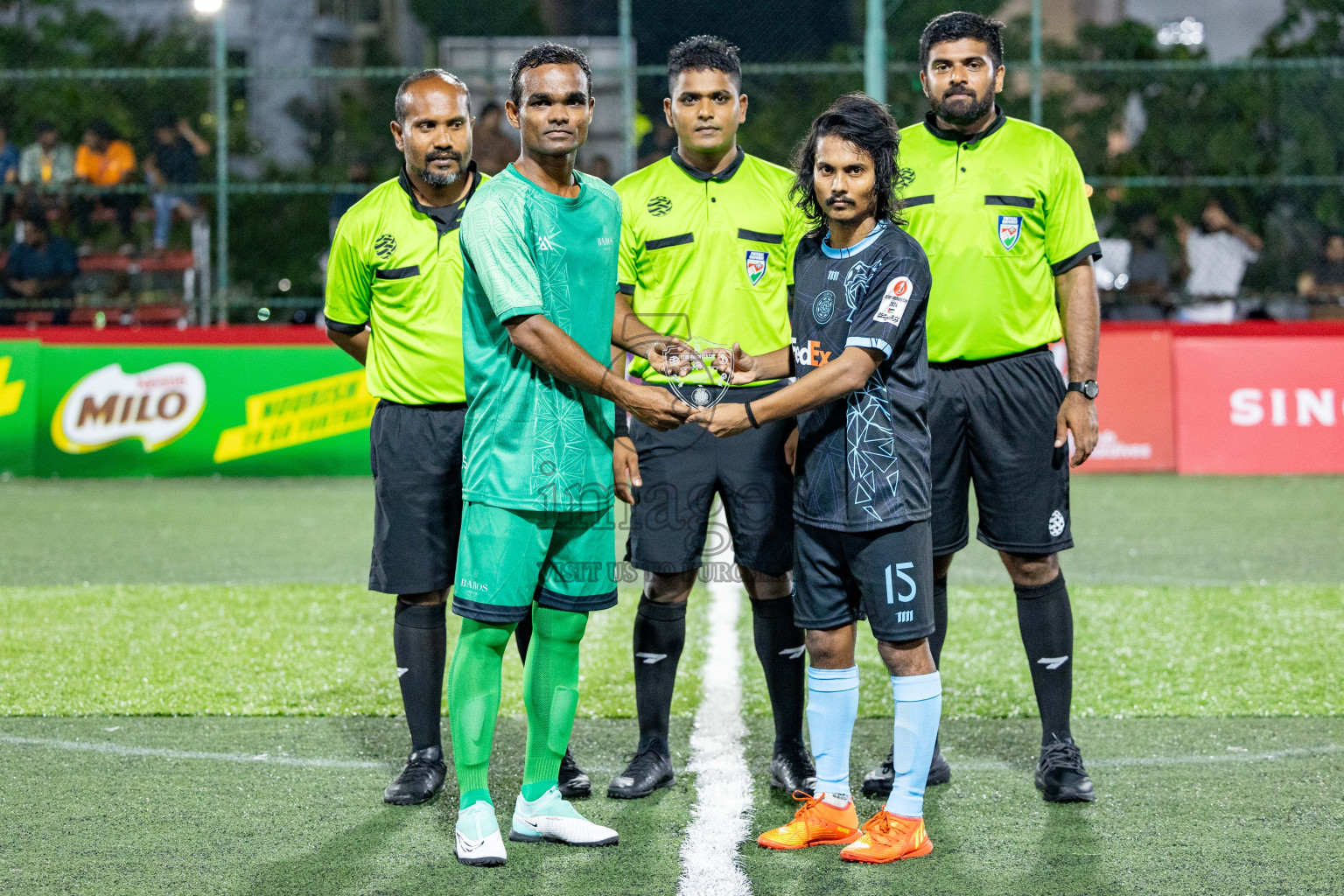 CLUB TTS vs Baros Maldives in Club Maldives Cup 2024 held in Rehendi Futsal Ground, Hulhumale', Maldives on Monday, 23rd September 2024. 
Photos: Hassan Simah / images.mv