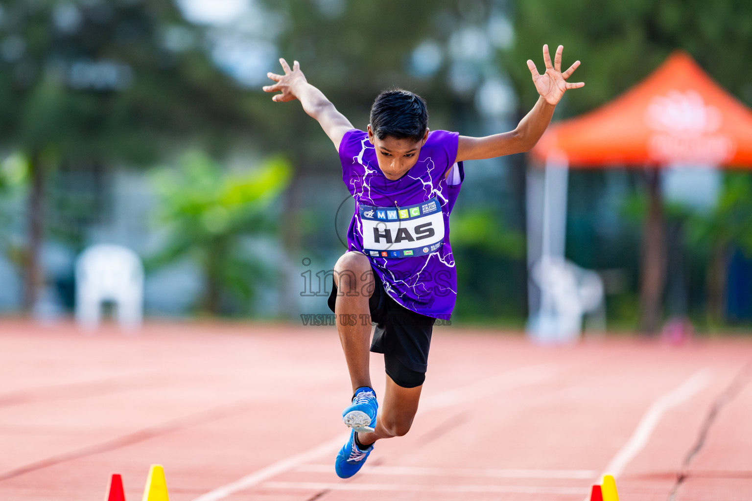 Day 5 of MWSC Interschool Athletics Championships 2024 held in Hulhumale Running Track, Hulhumale, Maldives on Wednesday, 13th November 2024. Photos by: Nausham Waheed / Images.mv