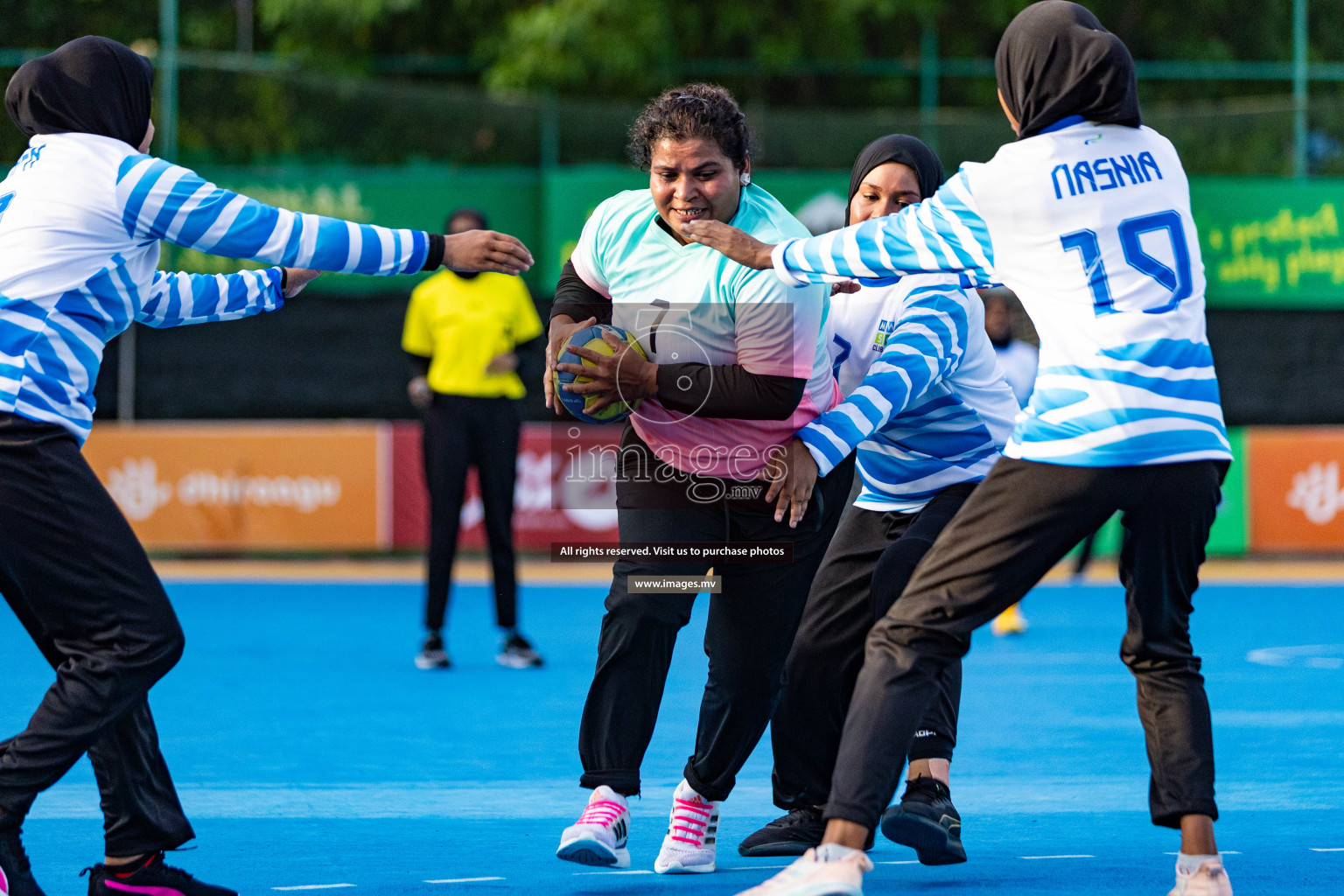 Day 2 of 7th Inter-Office/Company Handball Tournament 2023, held in Handball ground, Male', Maldives on Saturday, 17th September 2023 Photos: Nausham Waheed/ Images.mv