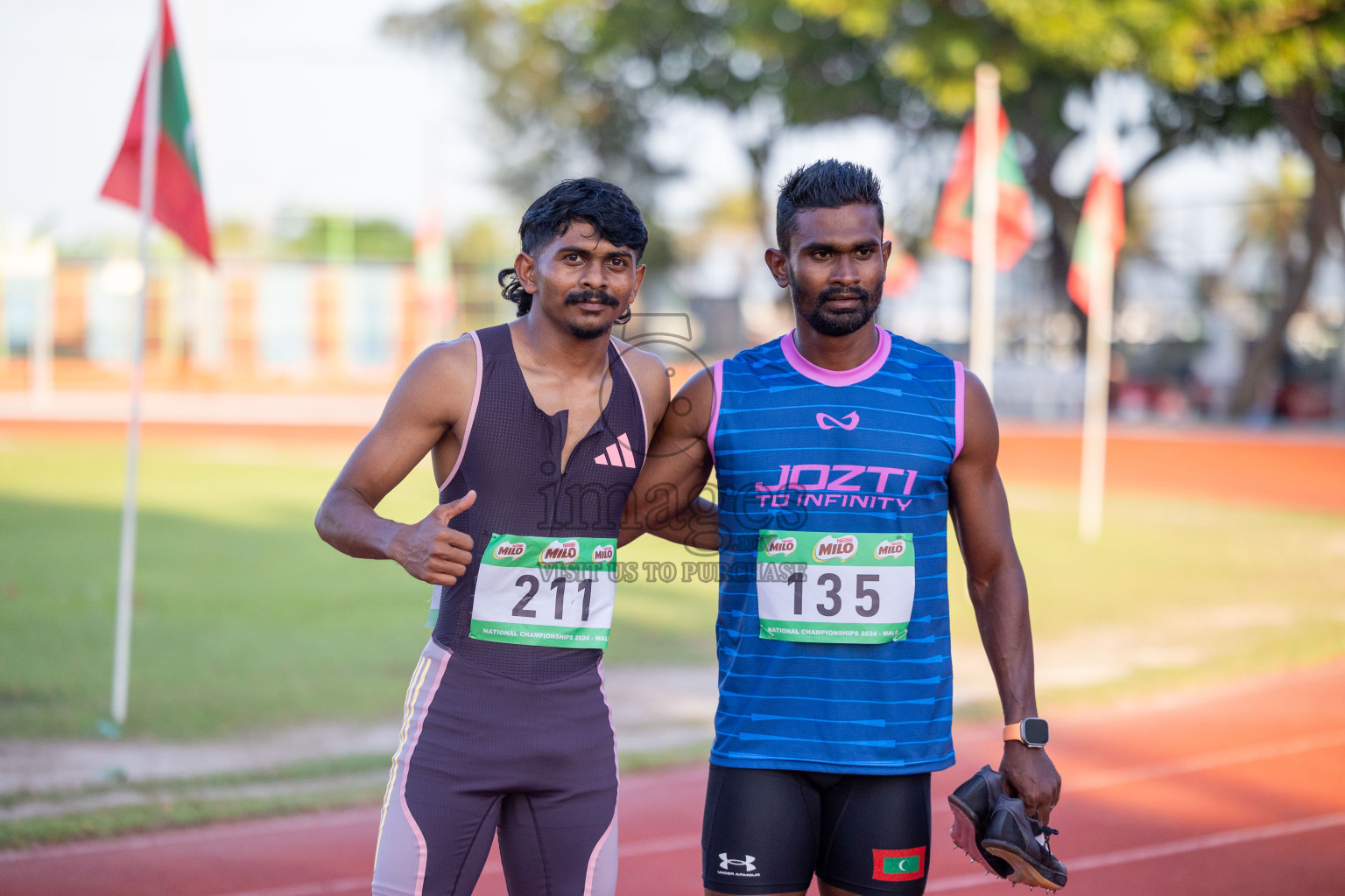 Day 1 of 33rd National Athletics Championship was held in Ekuveni Track at Male', Maldives on Thursday, 5th September 2024. Photos: Shuu Abdul Sattar / images.mv