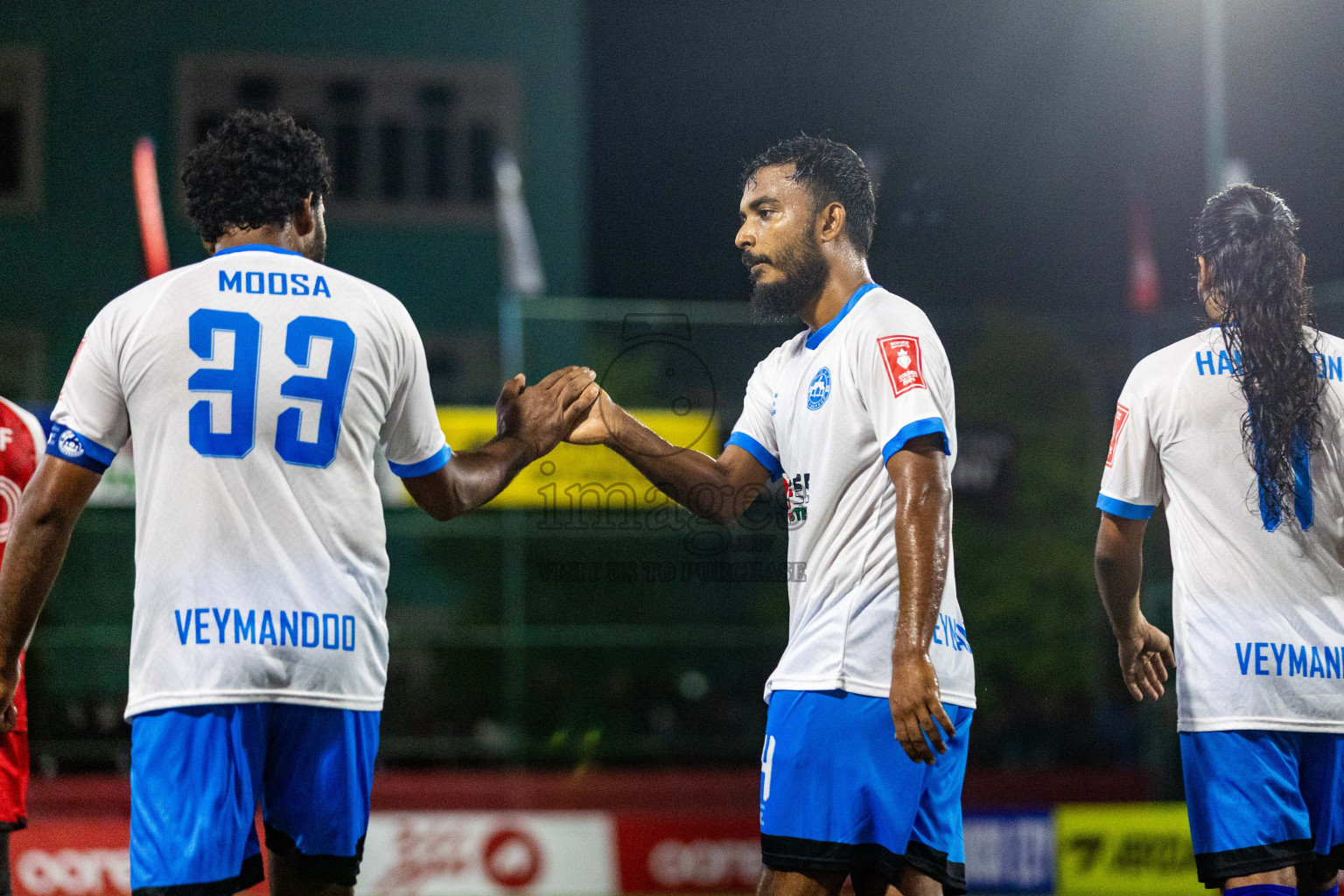 Th Madifushi vs Th Veymandoo in Day 20 of Golden Futsal Challenge 2024 was held on Saturday , 3rd February 2024 in Hulhumale', Maldives Photos: Nausham Waheed / images.mv