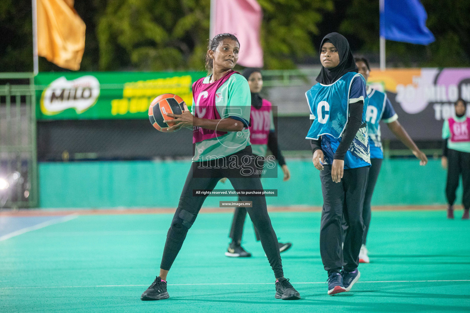 Day 5 of 20th Milo National Netball Tournament 2023, held in Synthetic Netball Court, Male', Maldives on 3rd  June 2023 Photos: Nausham Waheed/ Images.mv