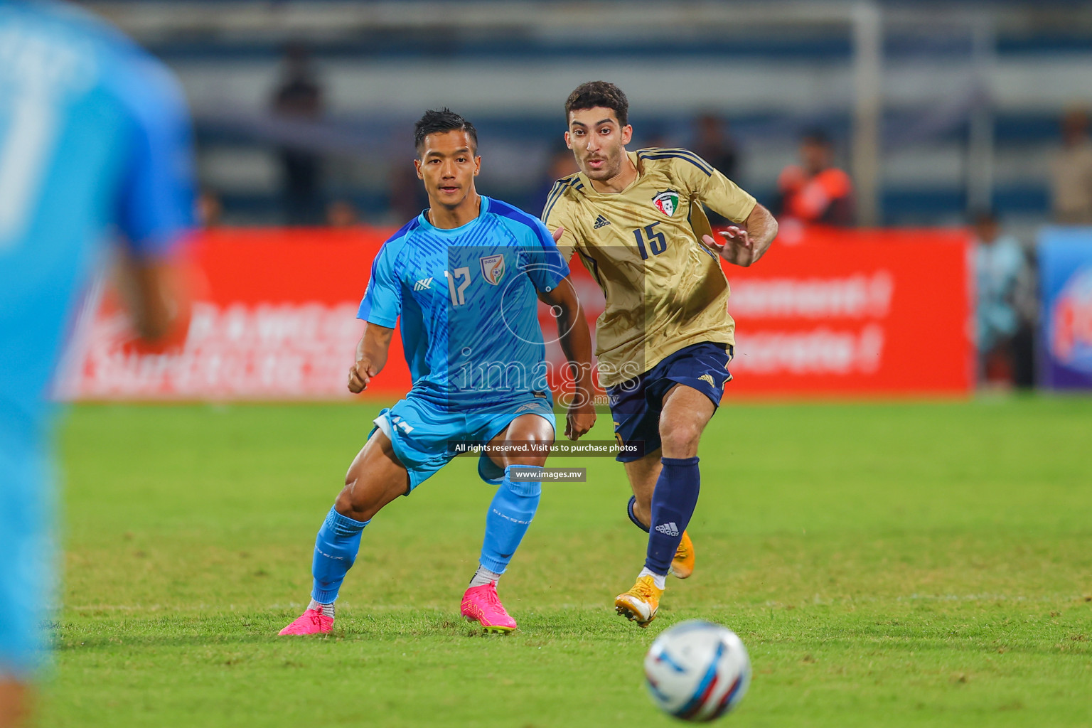 India vs Kuwait in SAFF Championship 2023 held in Sree Kanteerava Stadium, Bengaluru, India, on Tuesday, 27th June 2023. Photos: Nausham Waheed/ images.mv