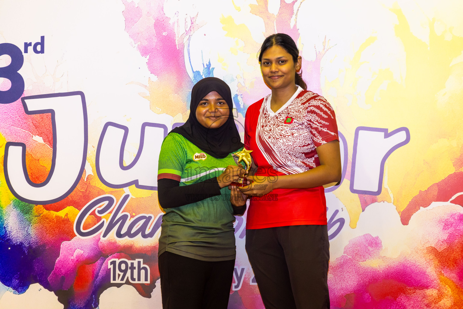 Closing ceremony of 3rd Netball Junior Championship, held at Social Center on Saturday, 25th January 2025 . Photos: Nausham Waheed / images.mv