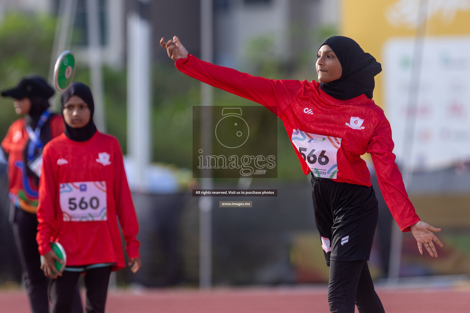 Day two of Inter School Athletics Championship 2023 was held at Hulhumale' Running Track at Hulhumale', Maldives on Sunday, 15th May 2023. Photos: Shuu/ Images.mv