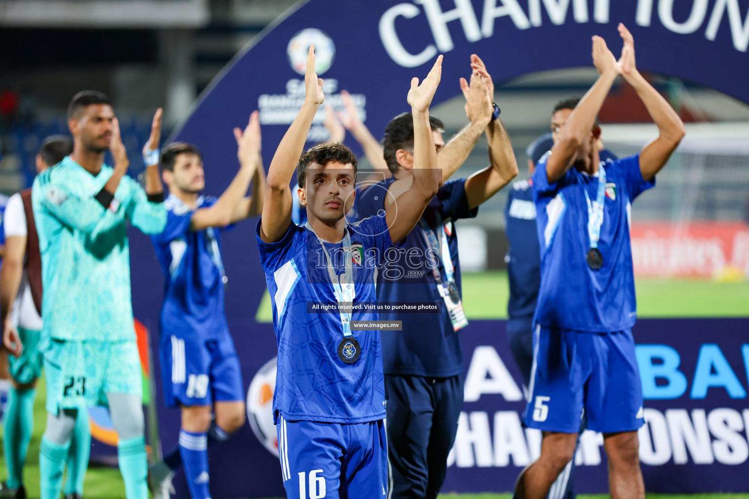 Kuwait vs India in the Final of SAFF Championship 2023 held in Sree Kanteerava Stadium, Bengaluru, India, on Tuesday, 4th July 2023. Photos: Nausham Waheed / images.mv