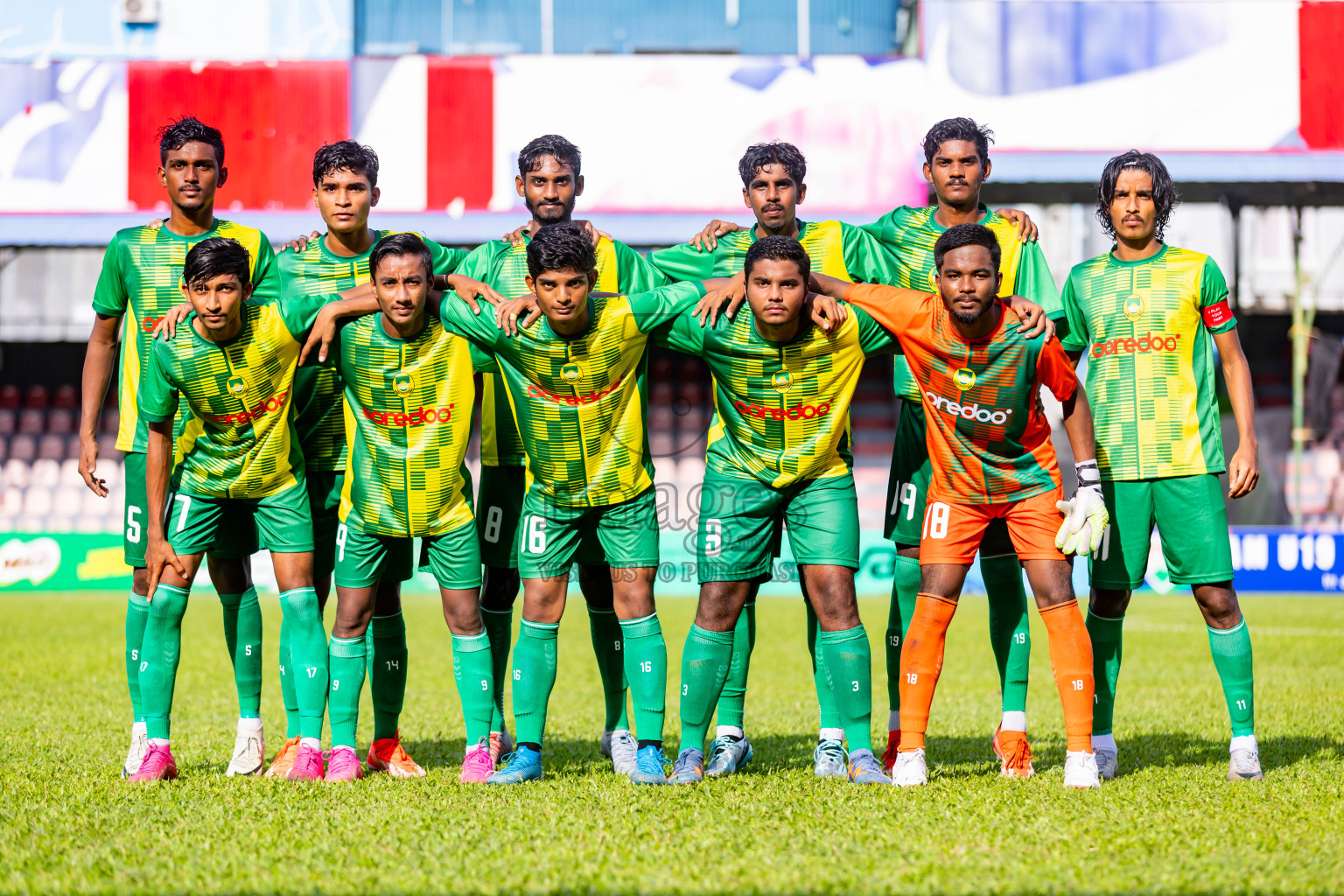 Maziya SRC vs Club Green Streets in Day 2 of Under 19 Youth Championship 2024 was held at National Stadium in Male', Maldives on Monday, 10th June 2024. Photos: Nausham Waheed / images.mv b