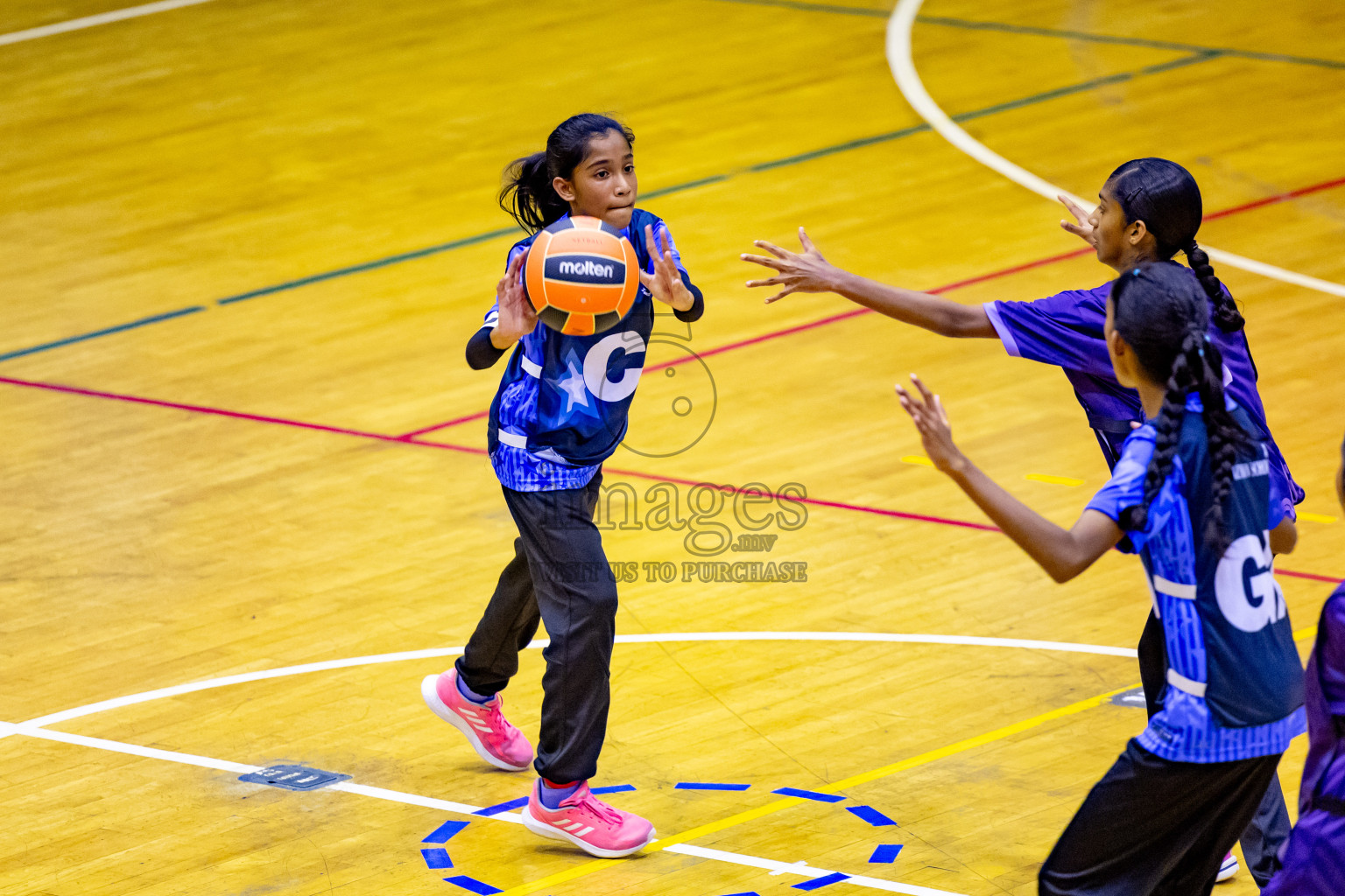 Day 7 of 25th Inter-School Netball Tournament was held in Social Center at Male', Maldives on Saturday, 17th August 2024. Photos: Nausham Waheed / images.mv