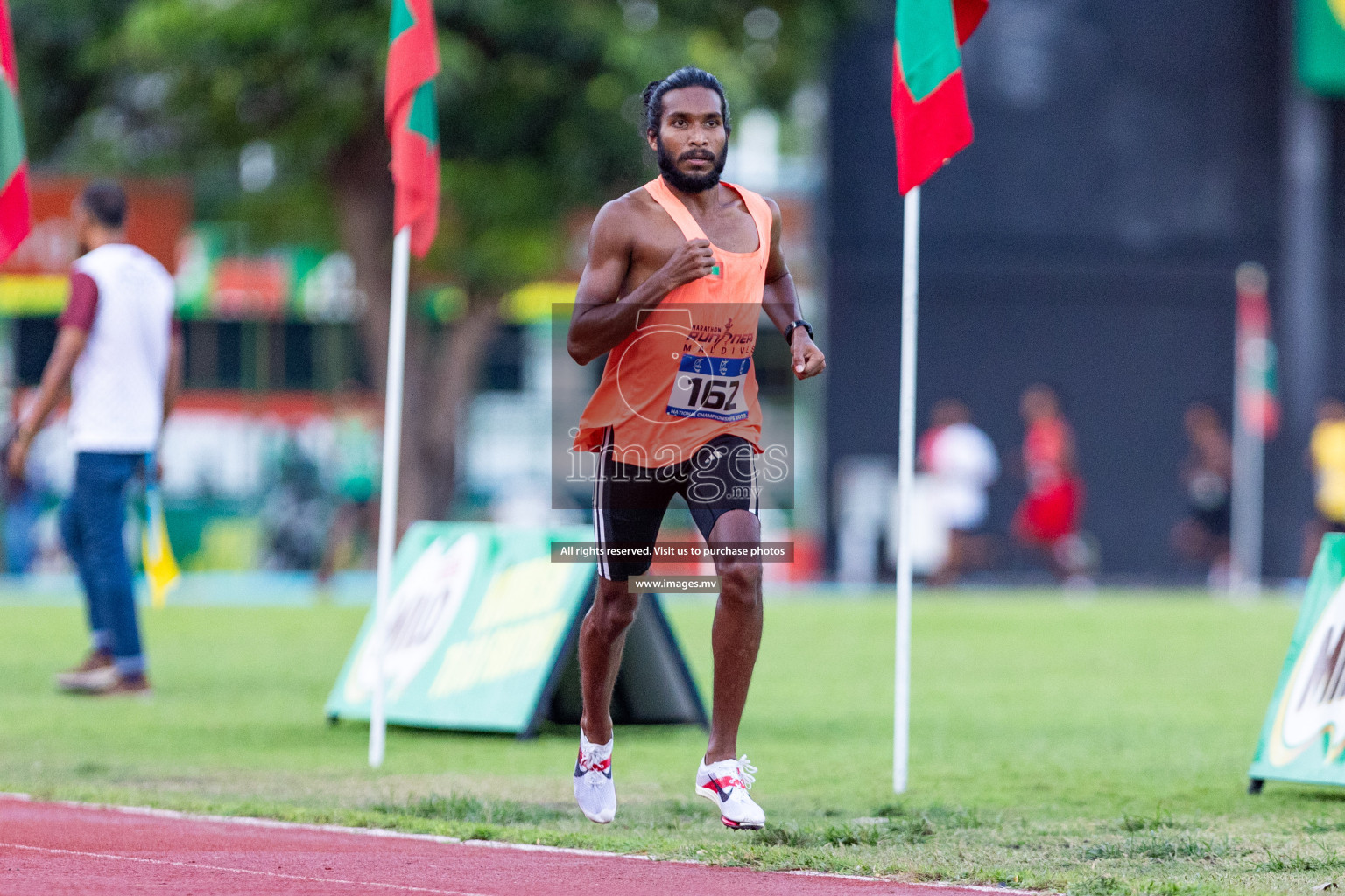 Day 1 of National Athletics Championship 2023 was held in Ekuveni Track at Male', Maldives on Thursday 23rd November 2023. Photos: Nausham Waheed / images.mv