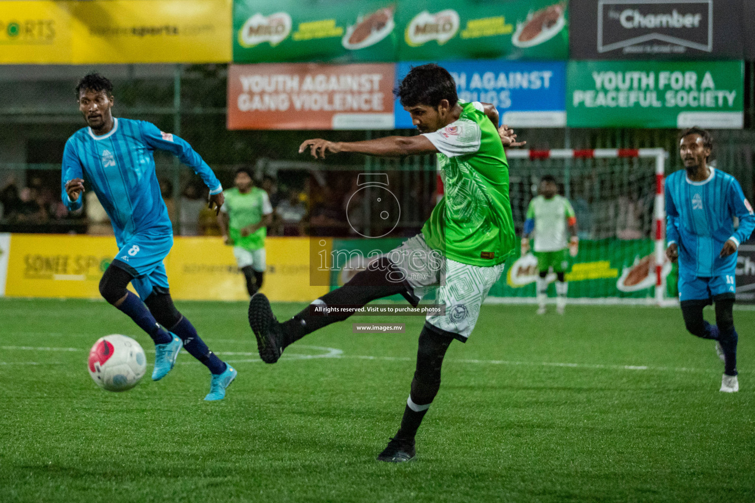 MACL vs Team DJA in Club Maldives Cup 2022 was held in Hulhumale', Maldives on Tuesday, 18th October 2022. Photos: Hassan Simah/ images.mv