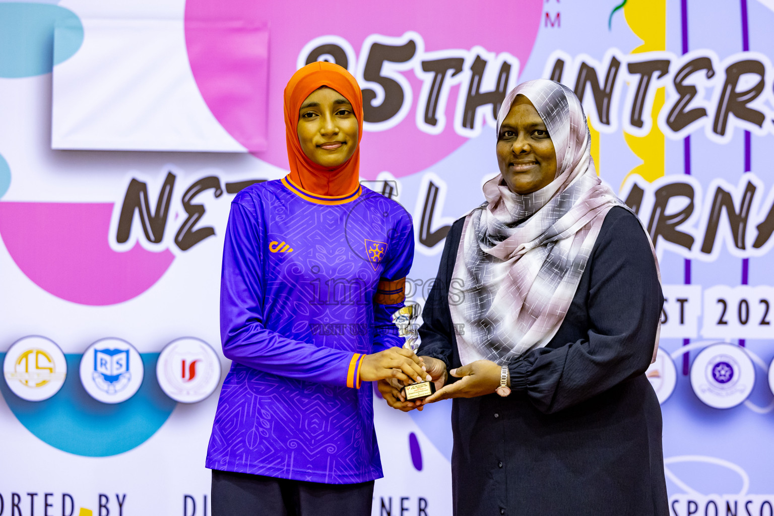 Day 4 of 25th Inter-School Netball Tournament was held in Social Center at Male', Maldives on Monday, 12th August 2024. Photos: Nausham Waheed / images.mv