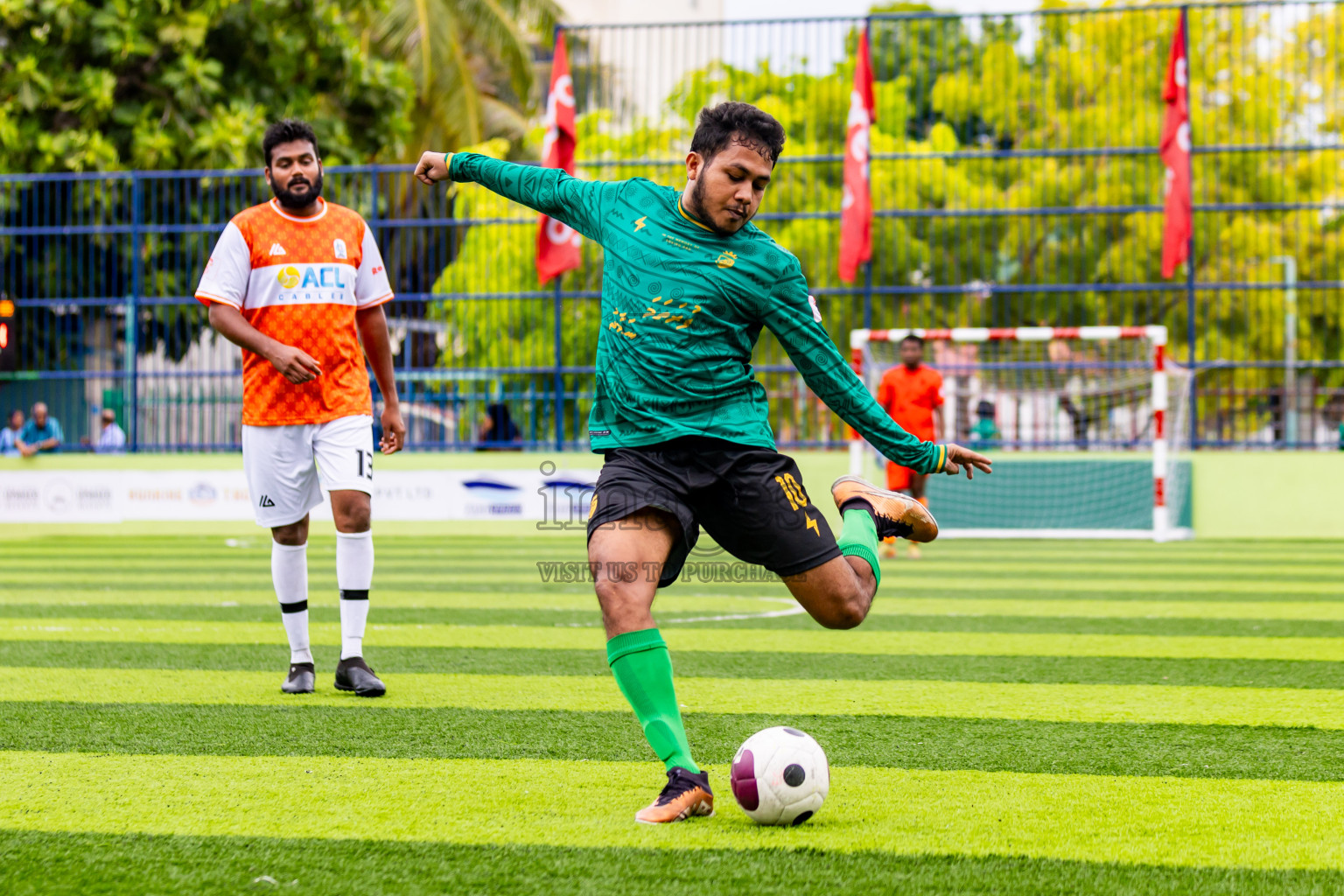 Muring FC vs Cable Brothers in Day 5 of Eydhafushi Futsal Cup 2024 was held on Saturday, 13th April 2024, in B Eydhafushi, Maldives Photos: Nausham Waheed / images.mv