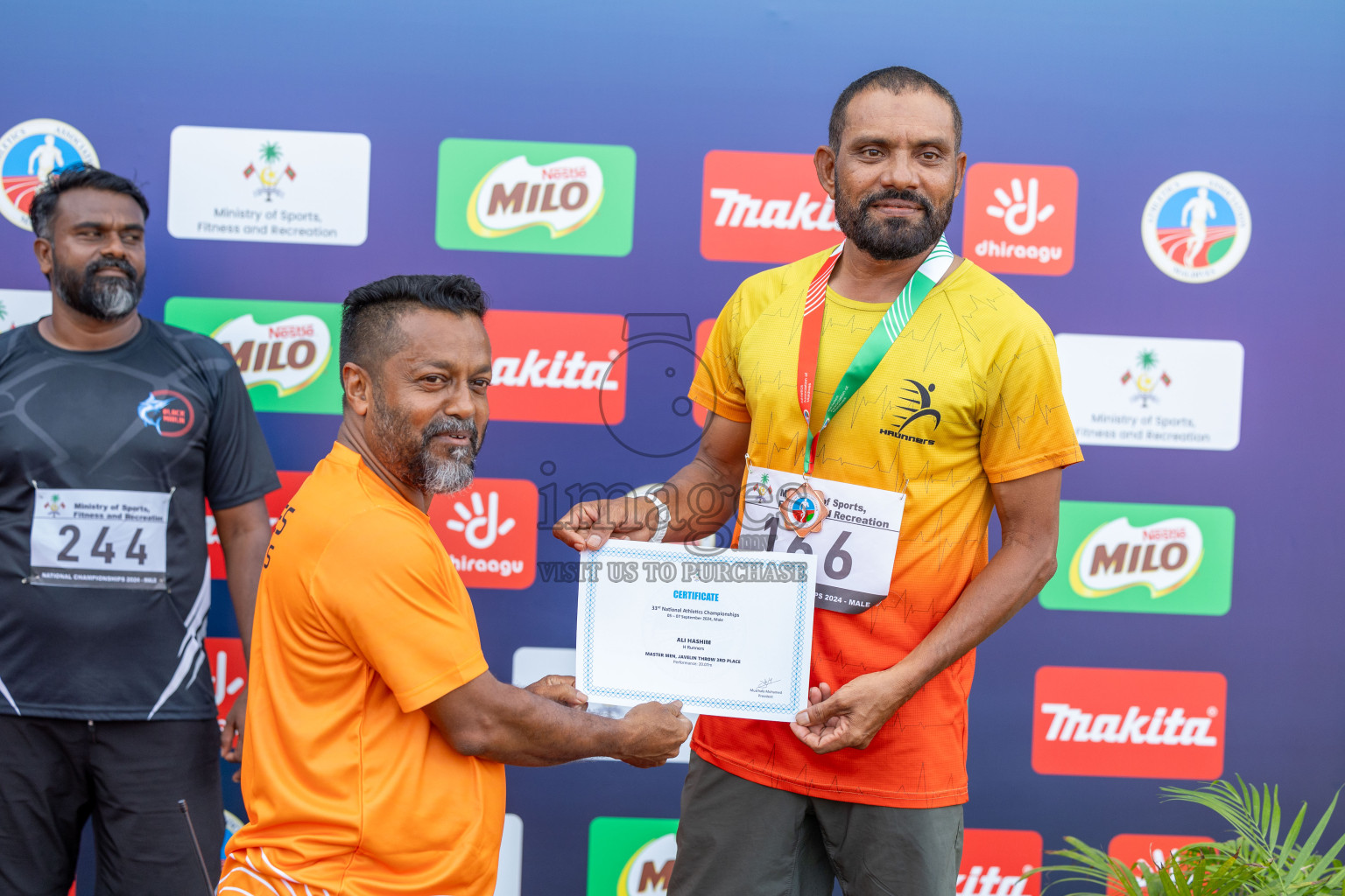 Day 2 of 33rd National Athletics Championship was held in Ekuveni Track at Male', Maldives on Friday, 6th September 2024.
Photos: Ismail Thoriq / images.mv