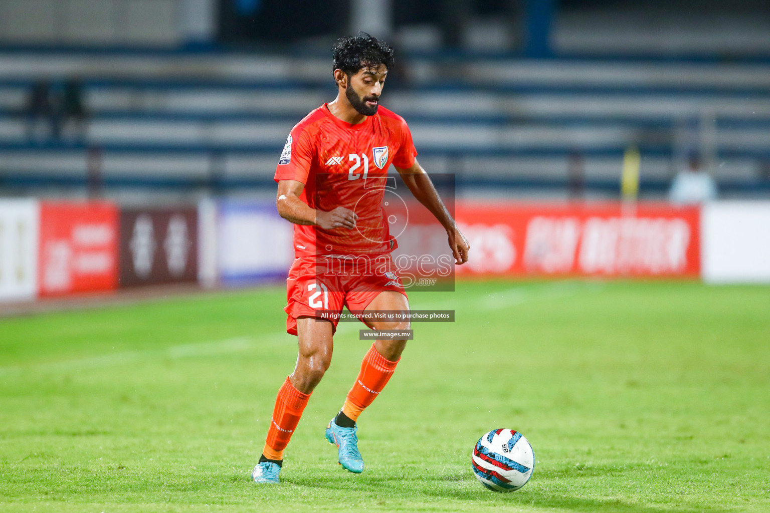 Nepal vs India in SAFF Championship 2023 held in Sree Kanteerava Stadium, Bengaluru, India, on Saturday, 24th June 2023. Photos: Hassan Simah / images.mv