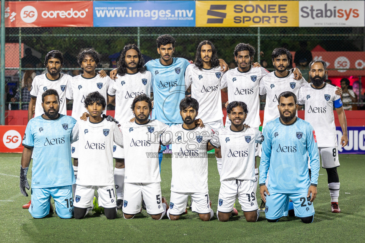 M. Veyvah vs M. Maduvvari in Day 12 of Golden Futsal Challenge 2025 was held on Thursday, 16th January 2025, in Hulhumale', Maldives Photos: Mohamed Mahfooz Moosa / images.mv