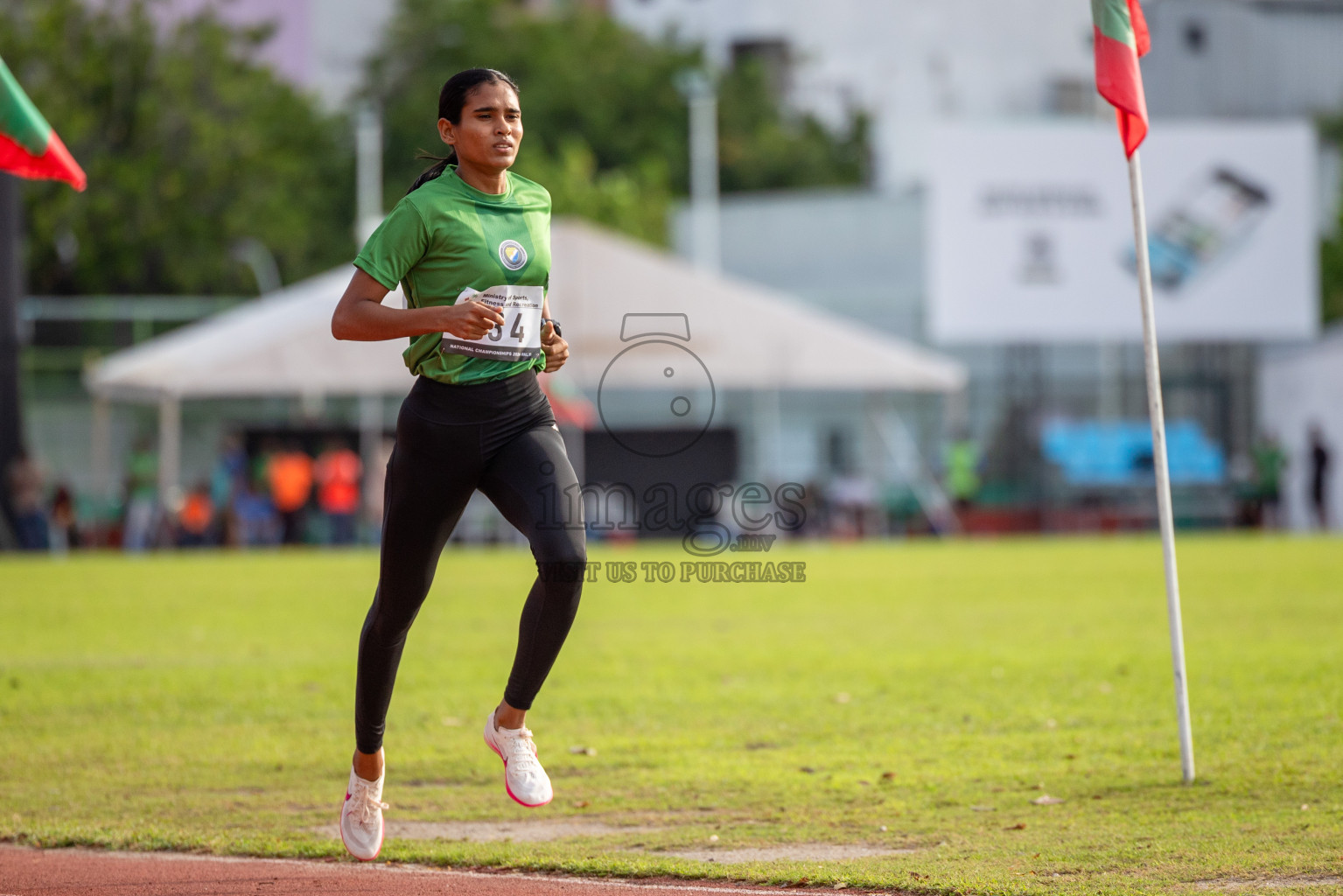 Day 2 of 33rd National Athletics Championship was held in Ekuveni Track at Male', Maldives on Friday, 6th September 2024. Photos: Shuu Abdul Sattar / images.mv