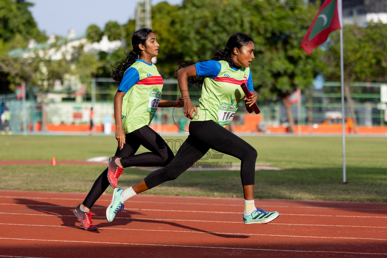 Day 3 of 33rd National Athletics Championship was held in Ekuveni Track at Male', Maldives on Saturday, 7th September 2024. Photos: Hassan Simah / images.mv