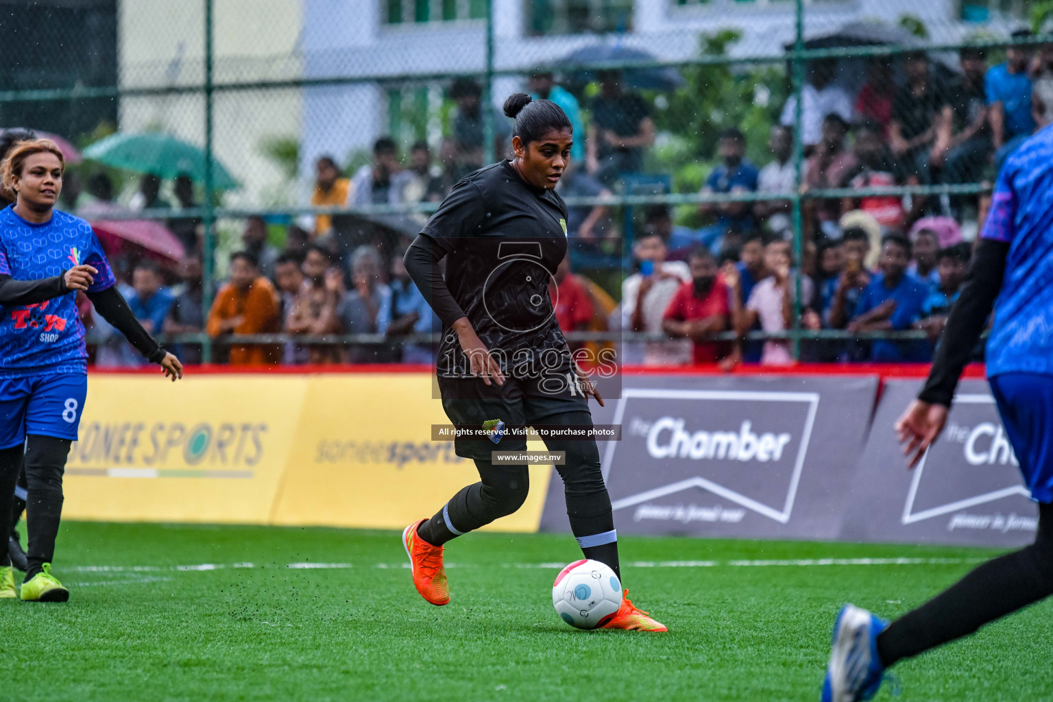 DSC vs Club MYS in Eighteen Thirty Women's Futsal Fiesta 2022 was held in Hulhumale', Maldives on Friday, 14th October 2022. Photos: Nausham Waheed / images.mv