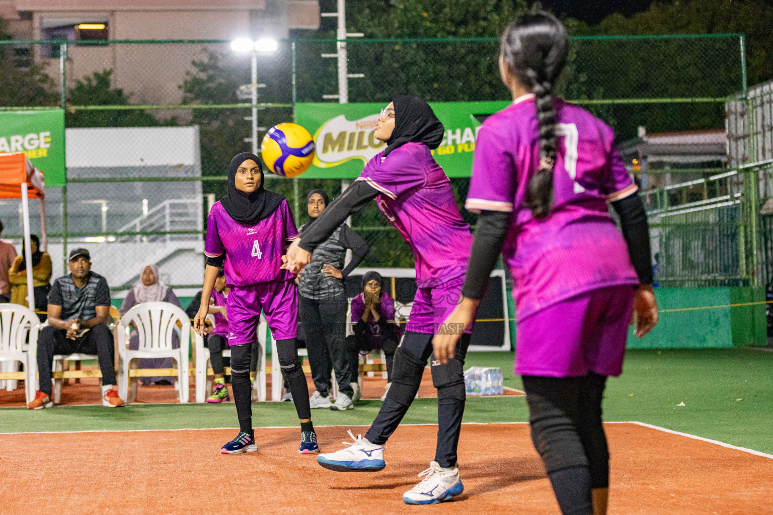 Vilingili Z. Jamiyya vs Alma Sports Club in Milo National Junior Volleyball Championship 2025 Day 2 was held on Sunday, 23rd November 2025 at Ekuveni Turf Court Male', Maldives. Photos: Areef Adam / images.mv