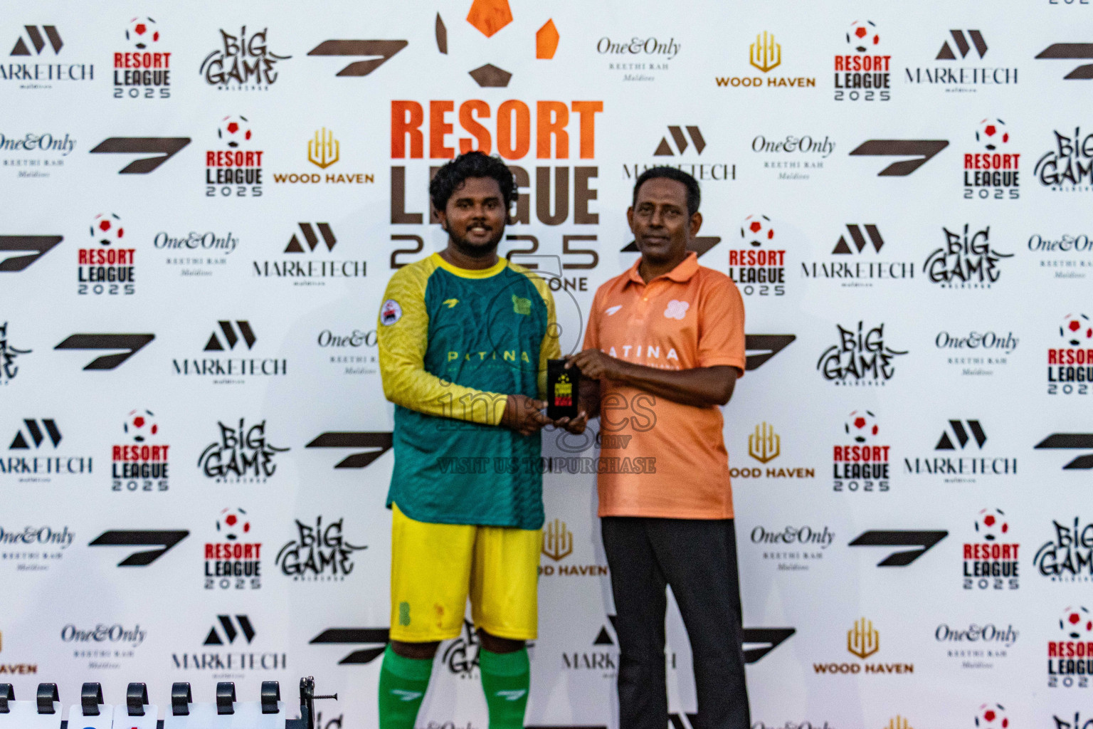Resort League 2025 (North Male Zone) was held on Wednesday, 3rd September  2025 in One And Only Reethi Rah Maldives Resort, Photos: Areef Adam / images.mv