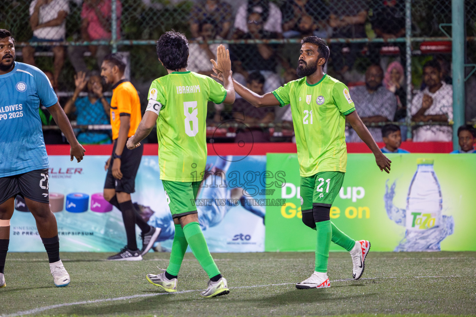 Team DJA VS Trade Club in Club Maldives Classic 2024 held in Rehendi Futsal Ground, Hulhumale', Maldives on Saturday, 14th September 2024. 
Photos: Hassan Simah / images.mv