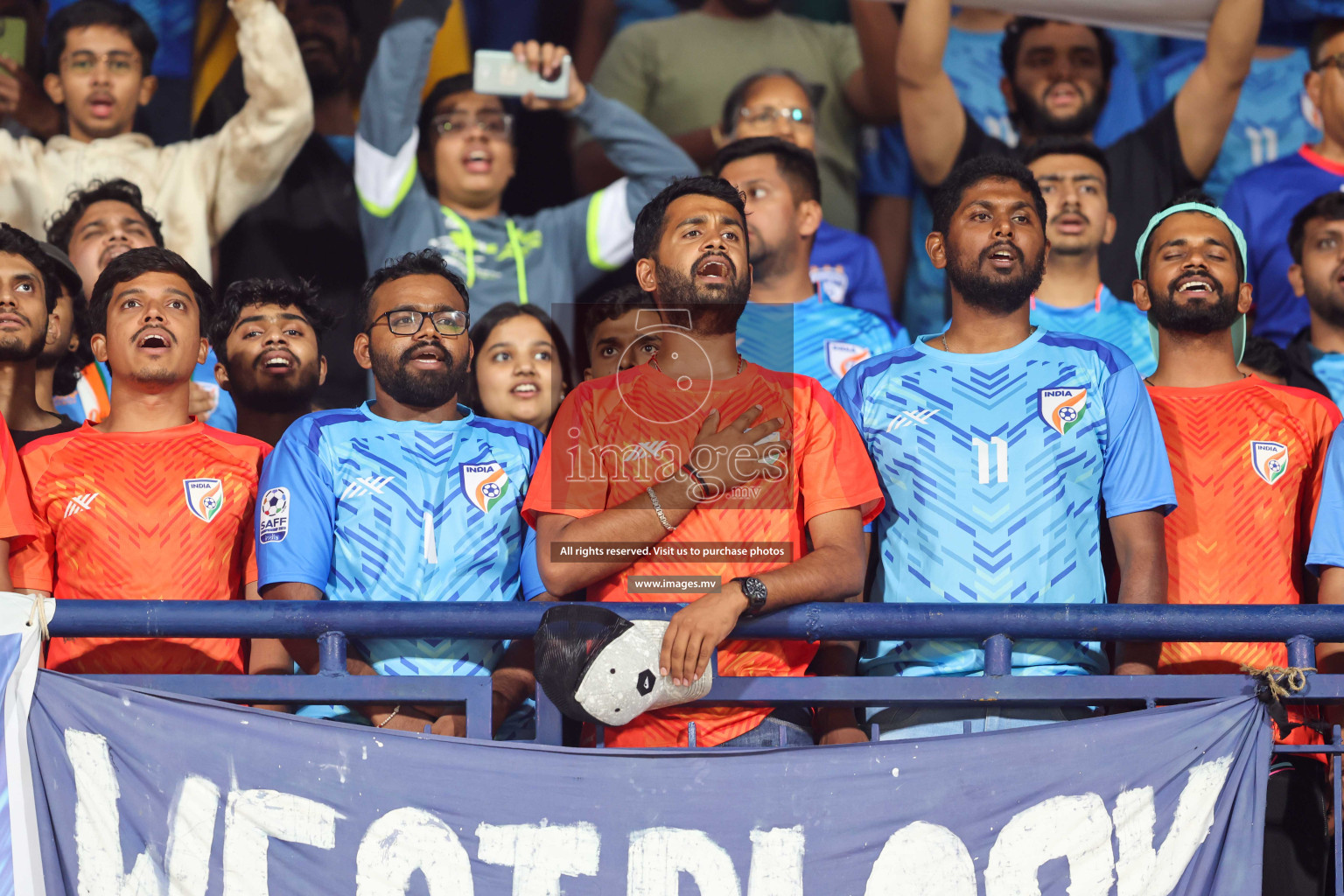 Kuwait vs India in the Final of SAFF Championship 2023 held in Sree Kanteerava Stadium, Bengaluru, India, on Tuesday, 4th July 2023. Photos: Nausham Waheed / images.mv