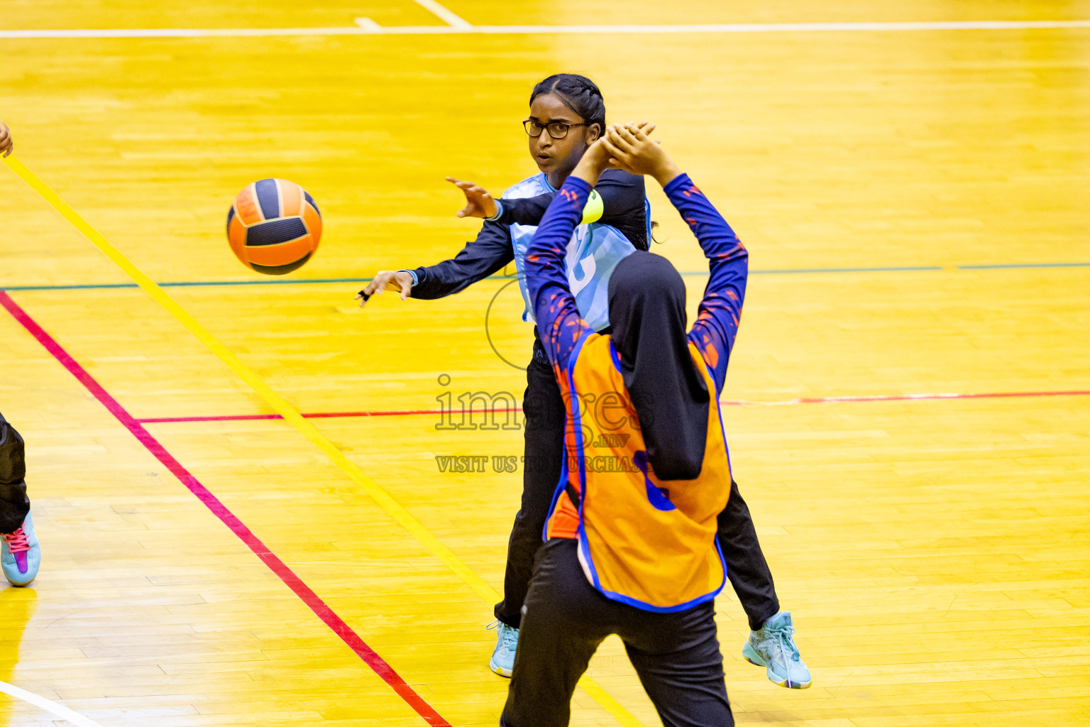 Day 2 of 25th Inter-School Netball Tournament was held in Social Center at Male', Maldives on Saturday, 10th August 2024. Photos: Nausham Waheed / images.mv