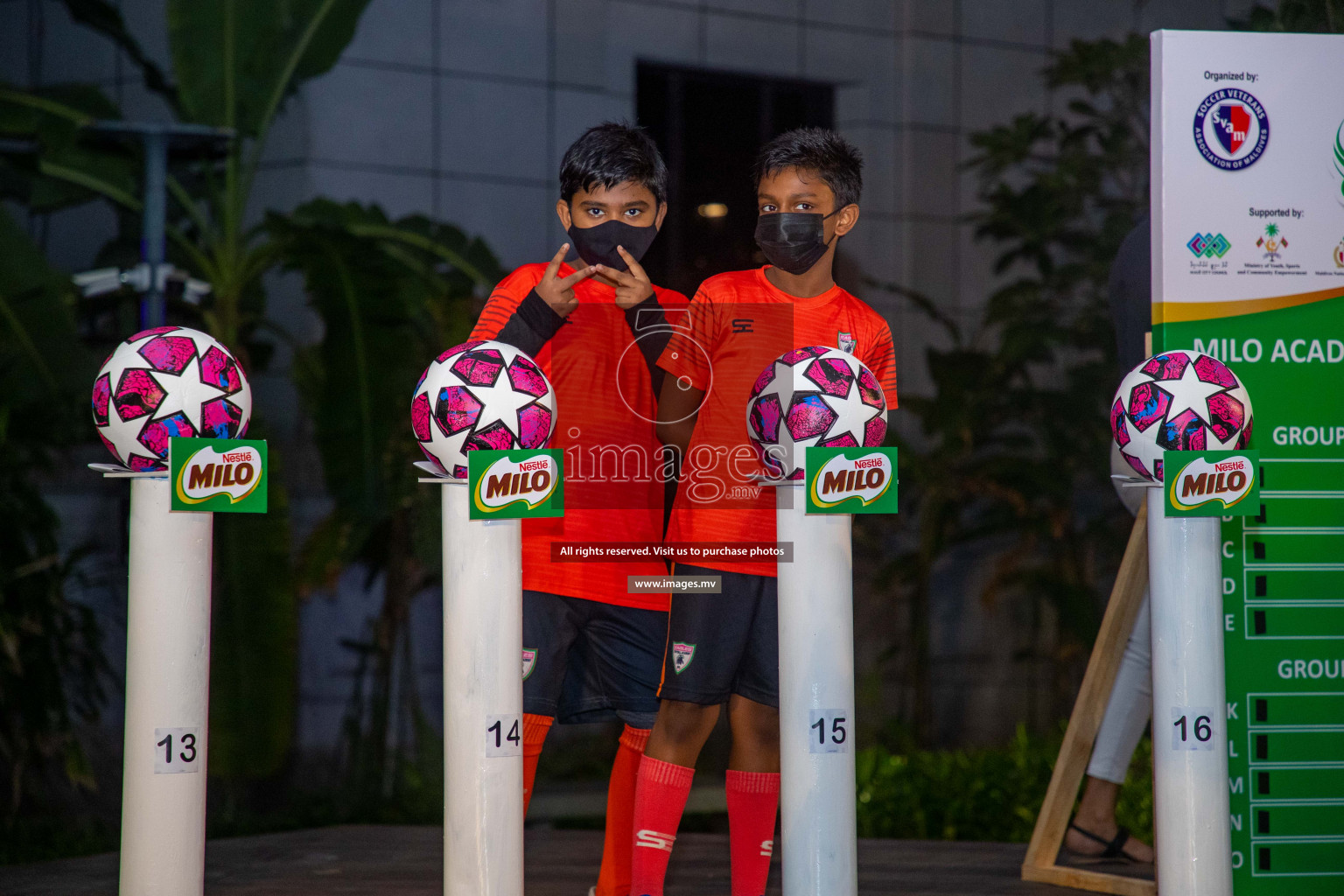 Draw Ceremony of MILO Academy Championship 2022 was held in Male' Maldives on Wednesday, 9th March 2021. Photos by: Ismail Thoriq/images.mv