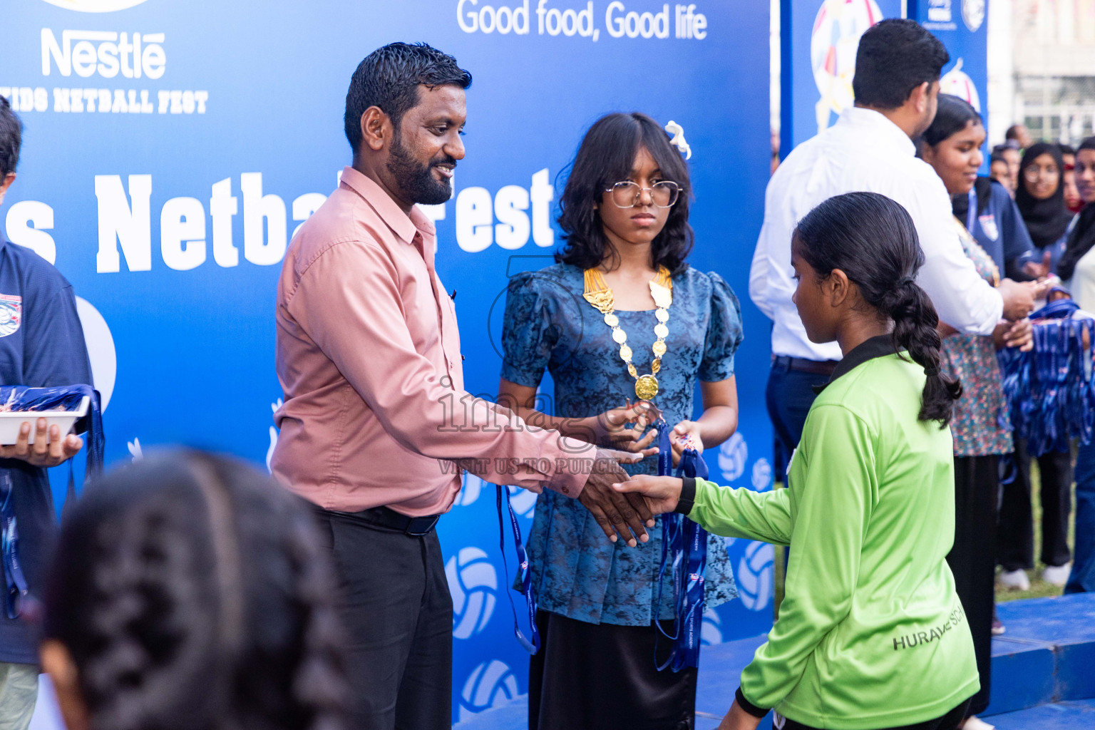 Day 3 of Nestle' Kids Netball Fiesta 2023 held in Henveyru Stadium, Male', Maldives on Saturday, 2nd December 2023. Photos by Nausham Waheed / Images.mv