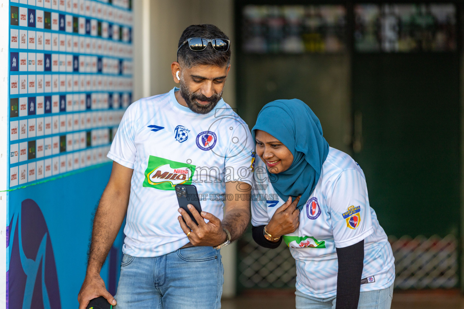 Day 1 of MILO Kids Football Fiesta was held at National Stadium in Male', Maldives on Friday, 23rd February 2024. Photos: Hassan Simah / images.mv