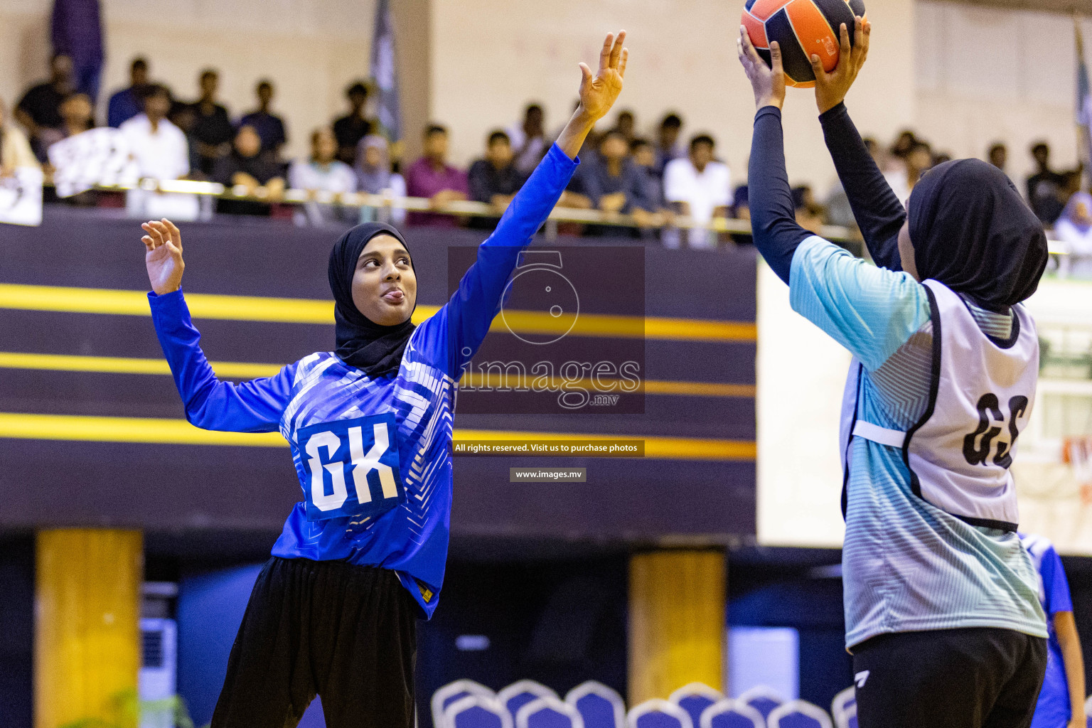 24th Interschool Netball Tournament 2023 was held in Social Center, Male', Maldives on 27th October 2023. Photos: Nausham Waheed / images.mv