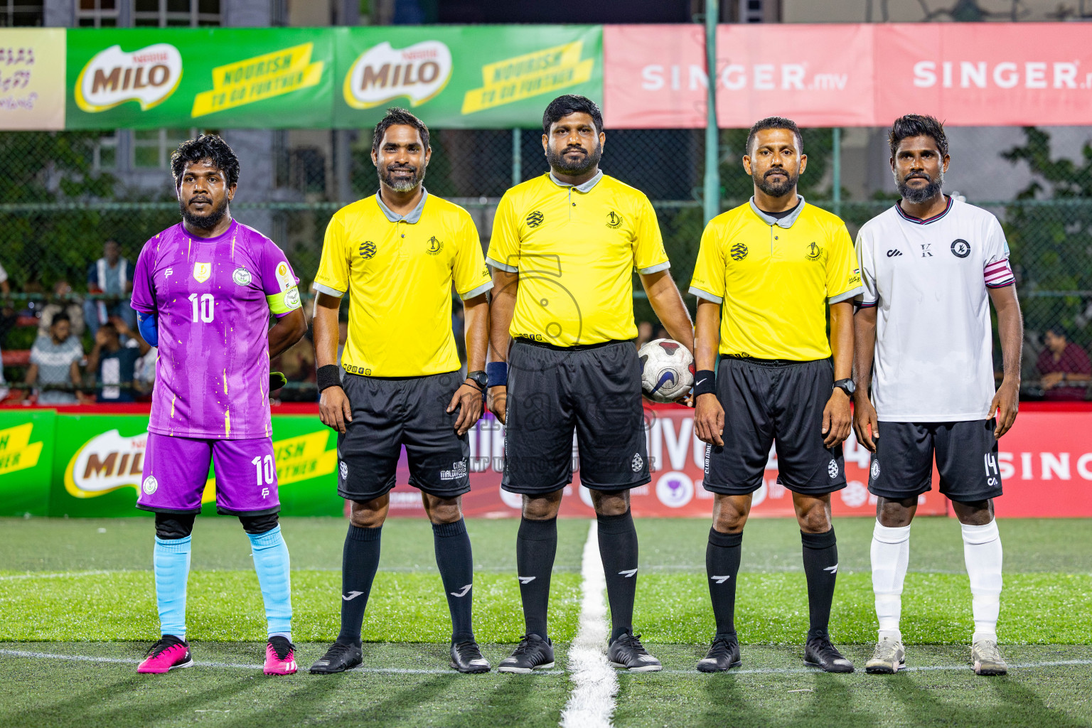 TEAM DJA vs KULHIVARU VUZARA in Club Maldives Classic 2024 held in Rehendi Futsal Ground, Hulhumale', Maldives on Monday, 16th September 2024. Photos: Nausham Waheed / images.mv