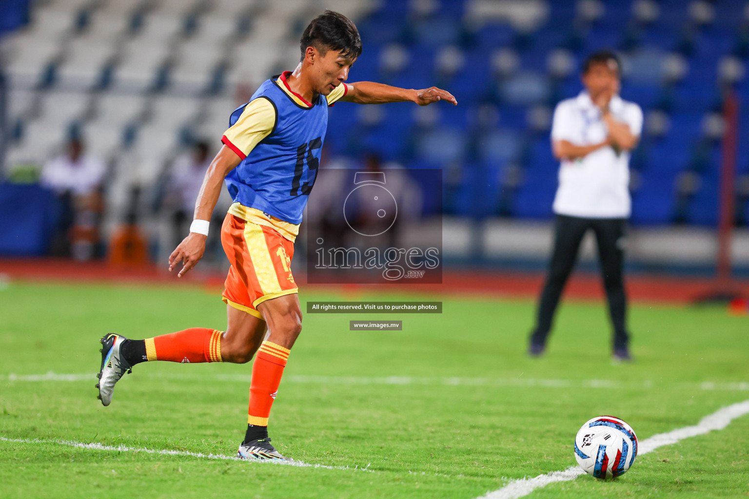 Bhutan vs Lebanon in SAFF Championship 2023 held in Sree Kanteerava Stadium, Bengaluru, India, on Sunday, 25th June 2023. Photos: Nausham Waheed, Hassan Simah / images.mv