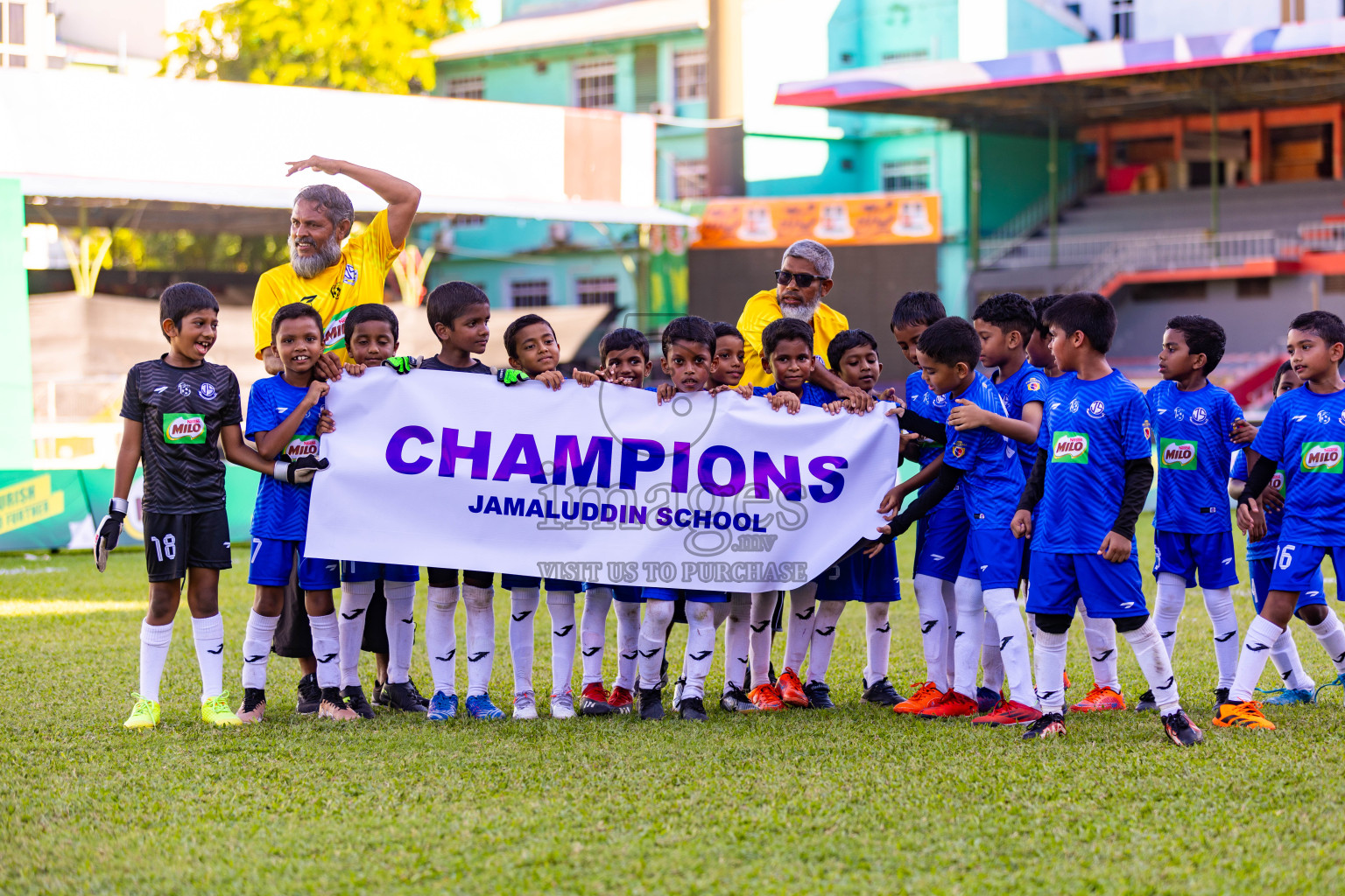 Day 2 of MILO Kids Football Fiesta was held at National Stadium in Male', Maldives on Saturday, 24th February 2024.