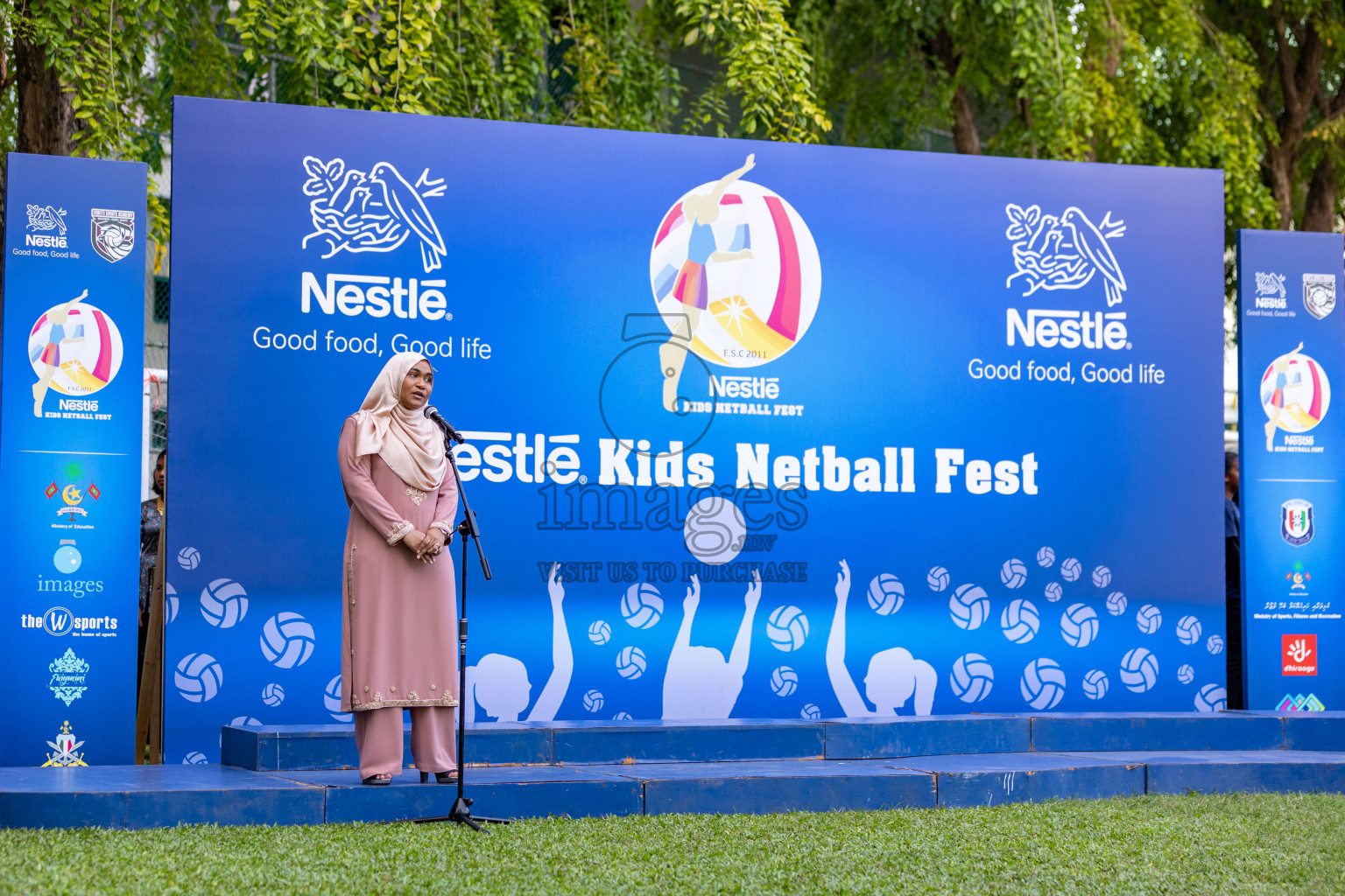 Day 3 of Nestle' Kids Netball Fest 2023 held in Henveyru Stadium, Male', Maldives on Saturday, 2nd December 2023.
Photos: Ismail Thoriq / images.mv