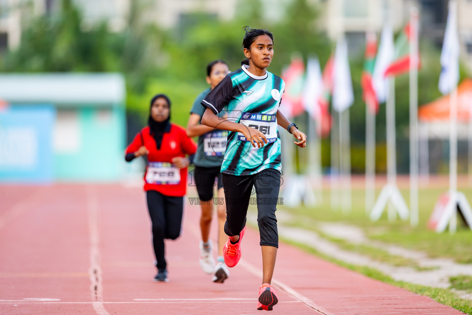 Day 5 of MWSC Interschool Athletics Championships 2024 held in Hulhumale Running Track, Hulhumale, Maldives on Wednesday, 13th November 2024. Photos by: Nausham Waheed / Images.mv