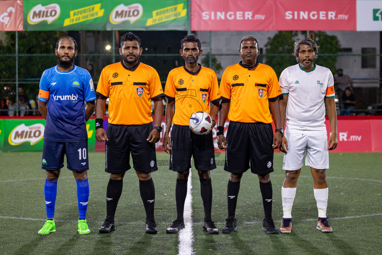 Finance Recreation Club vs Hiyaa Club in Club Maldives Classic 2024 held in Rehendi Futsal Ground, Hulhumale', Maldives on Thursday, 5th September 2024. 
Photos: Hassan Simah / images.mv