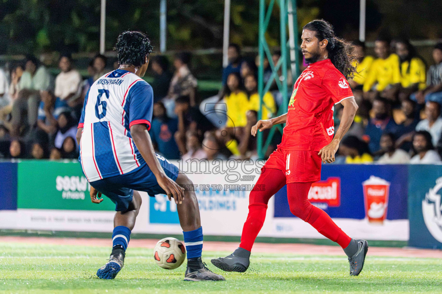 Kanmathi FC VS Maahinne United in Day 4 - Fonadhoo Youth Futsal Challenge 2025 held in Fonadhoo Futsal Stadium, L. Fonadhoo, Maldives on Wednesday, 29th October 2025 Photos: Arif Rasheed / images.mv