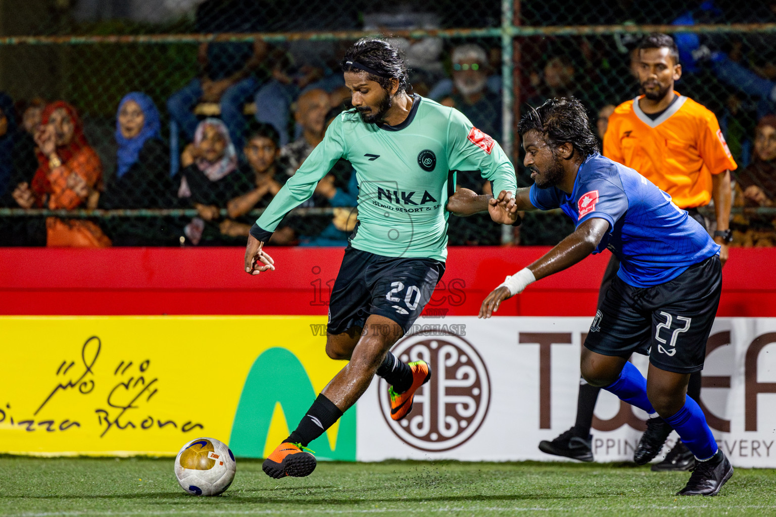 AA Rasdhoo vs AA Bodufolhudhoo in Day 11 of Golden Futsal Challenge 2025 was held on Wednesday, 15th January 2025, in Hulhumale', Maldives Photos: Nausham Waheed / images.mv